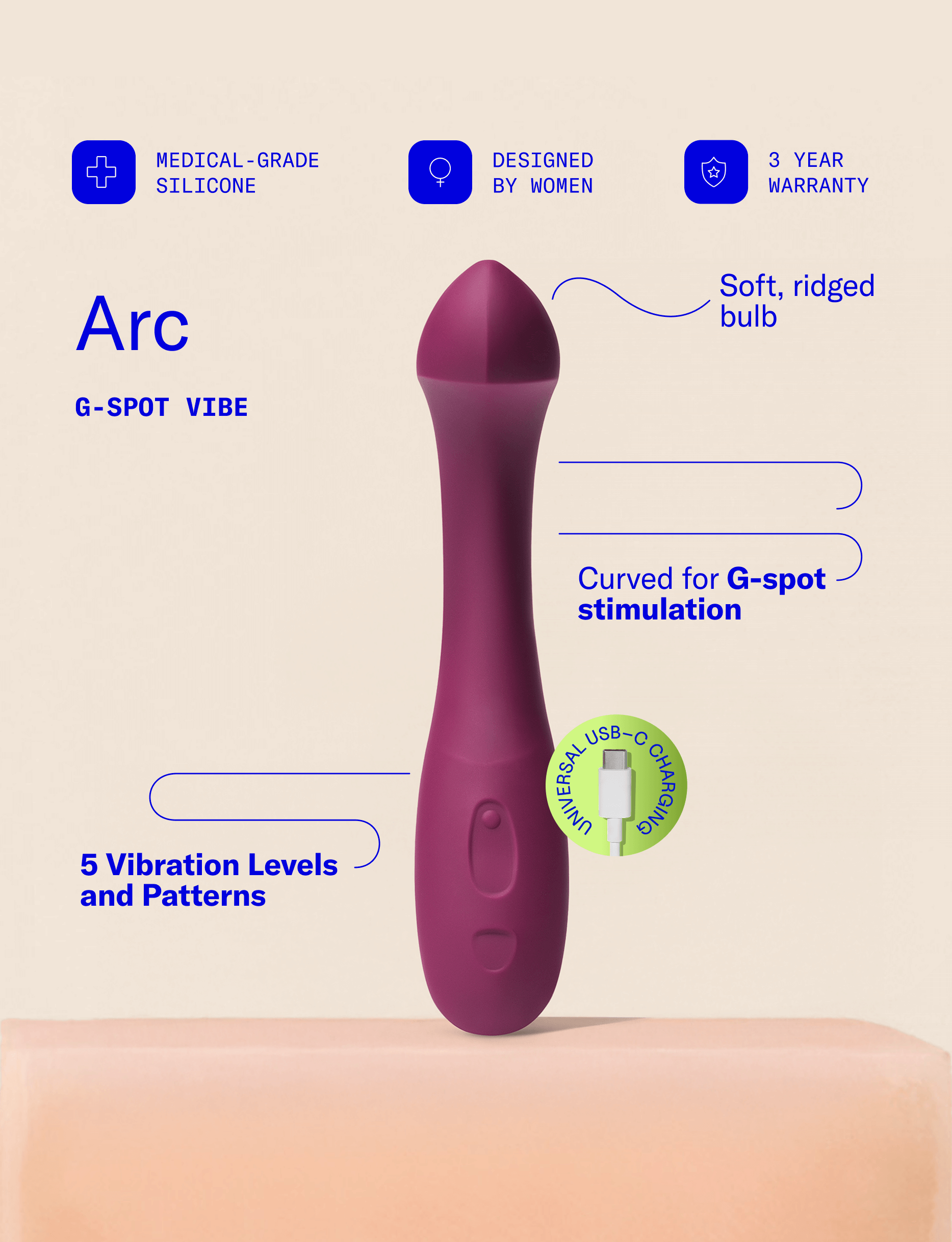 Dame Arc G-Spot Vibrator
