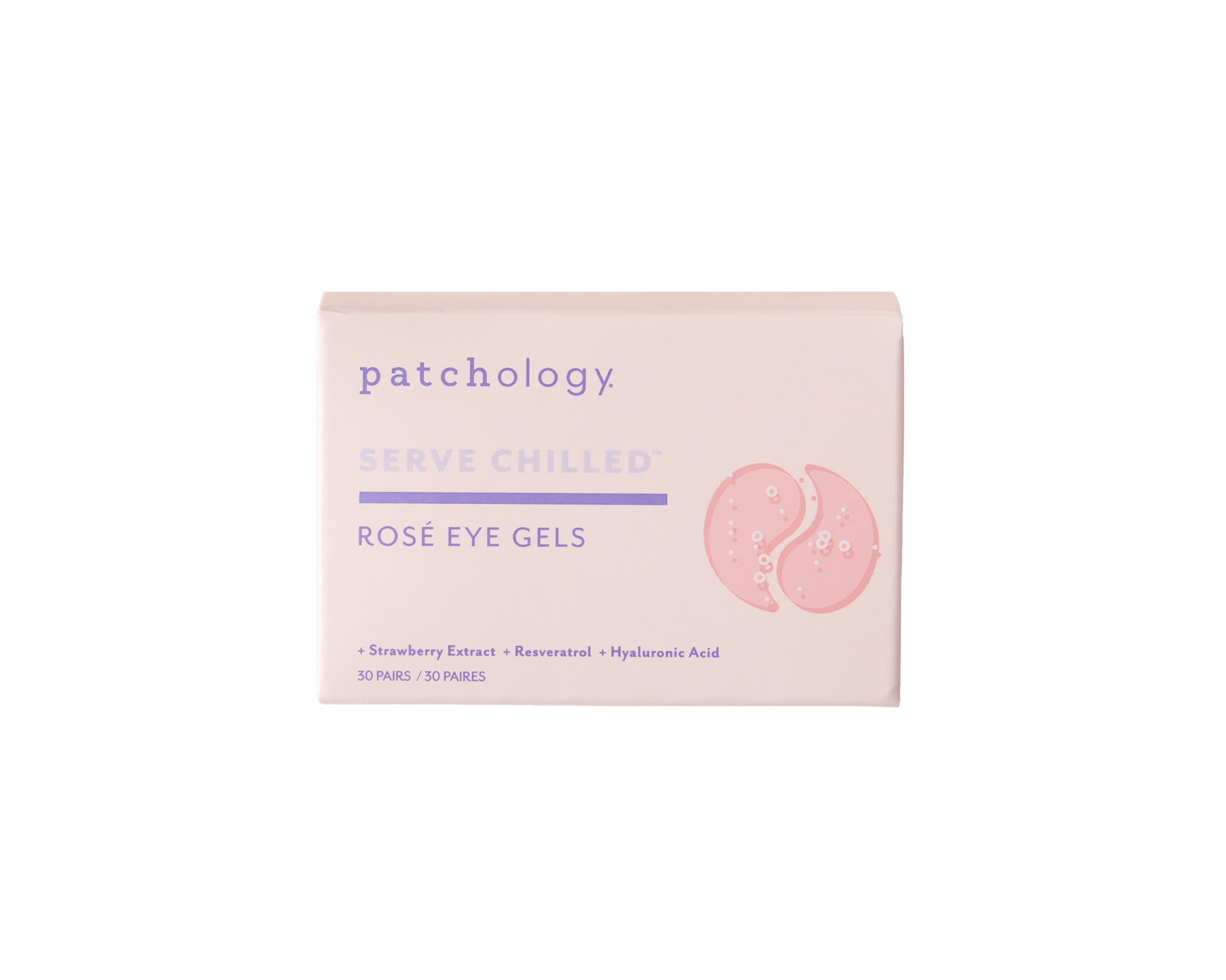 Patchology Rosé Eye Gels Serve Chilled