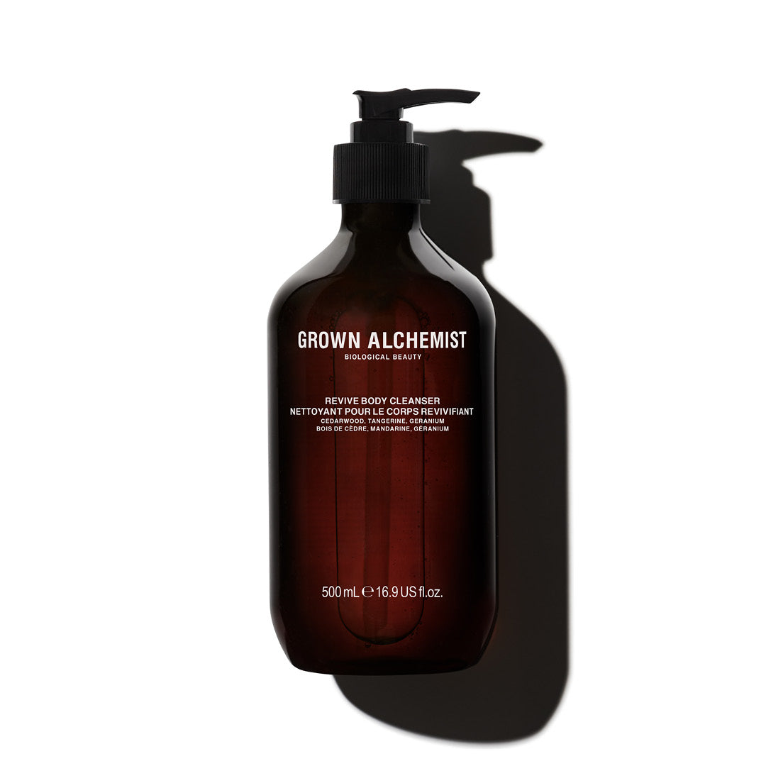 Grown Alchemist Revive Body Cleanser: Geranium, Tangerine, Cedarwood