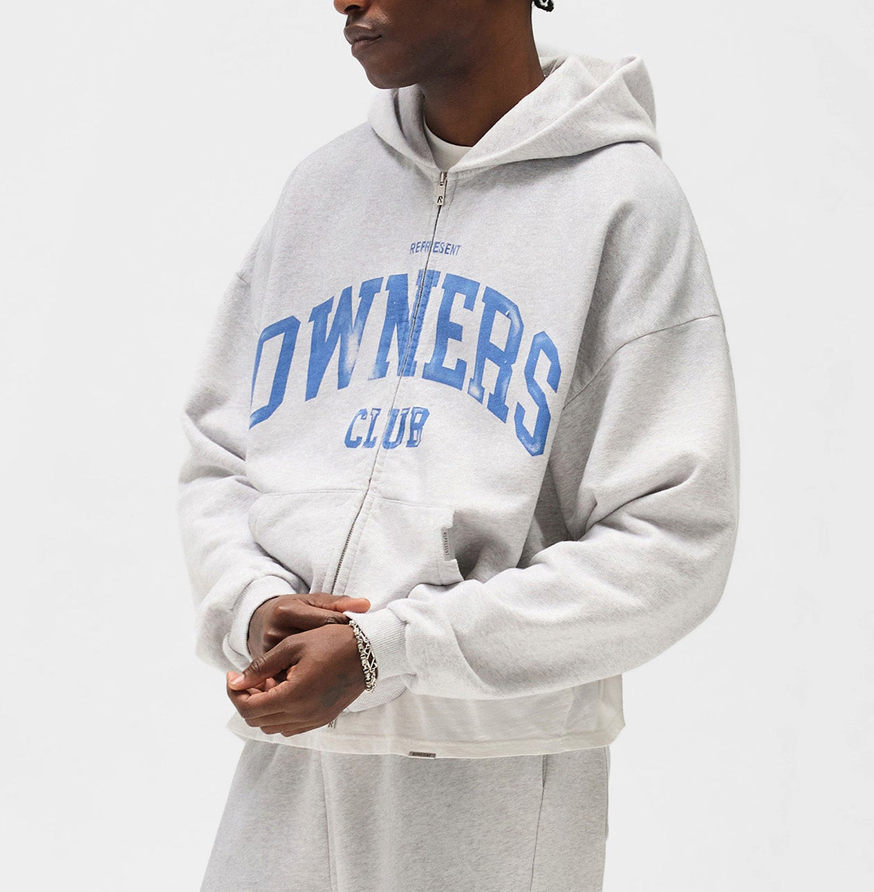 Represent Owners Club Zip Through Hoodie