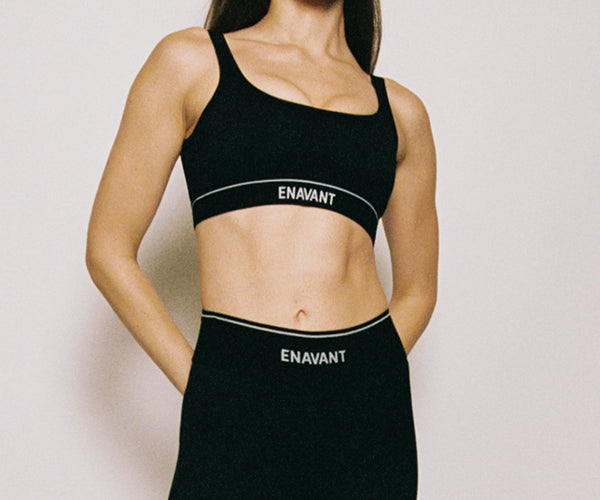 MATRIX faux leather sports bra (clearance -20%) – Ikadancewear