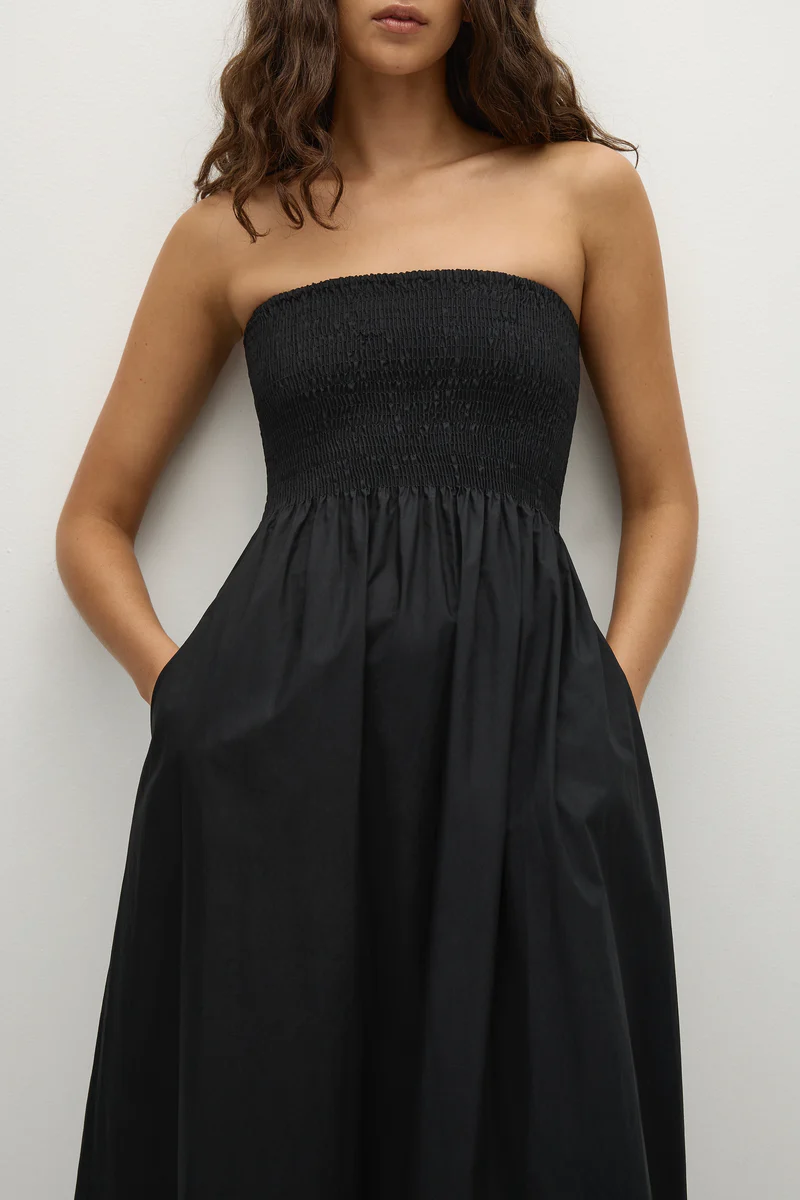Faithfull The Brand Jamie Midi Dress The Shop at Equinox Faithfull The Brand Jamie Midi Dress The Shop at Equinox