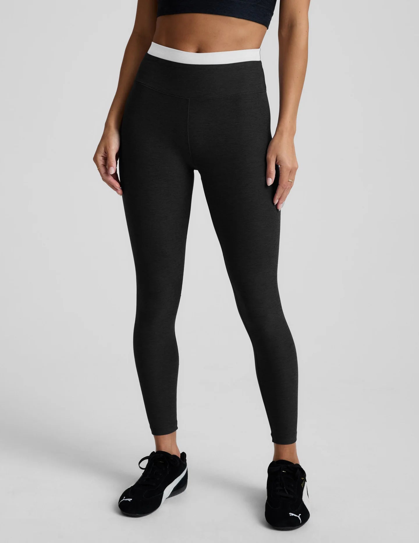 Beyond Yoga Layered High Waisted Midi Legging