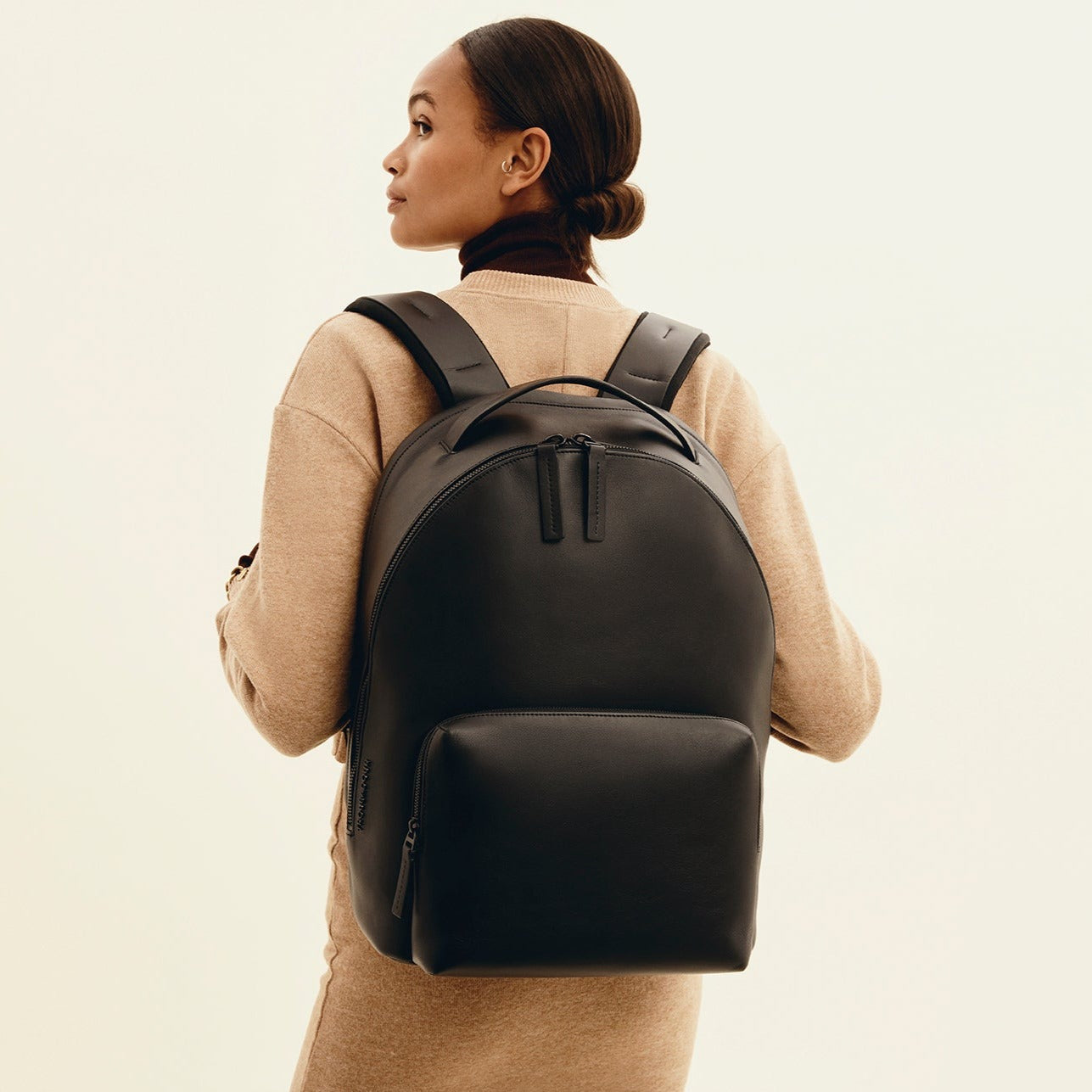 Troubadour Generation Leather Backpack - Black Troubadour Generation Leather Backpack - Black