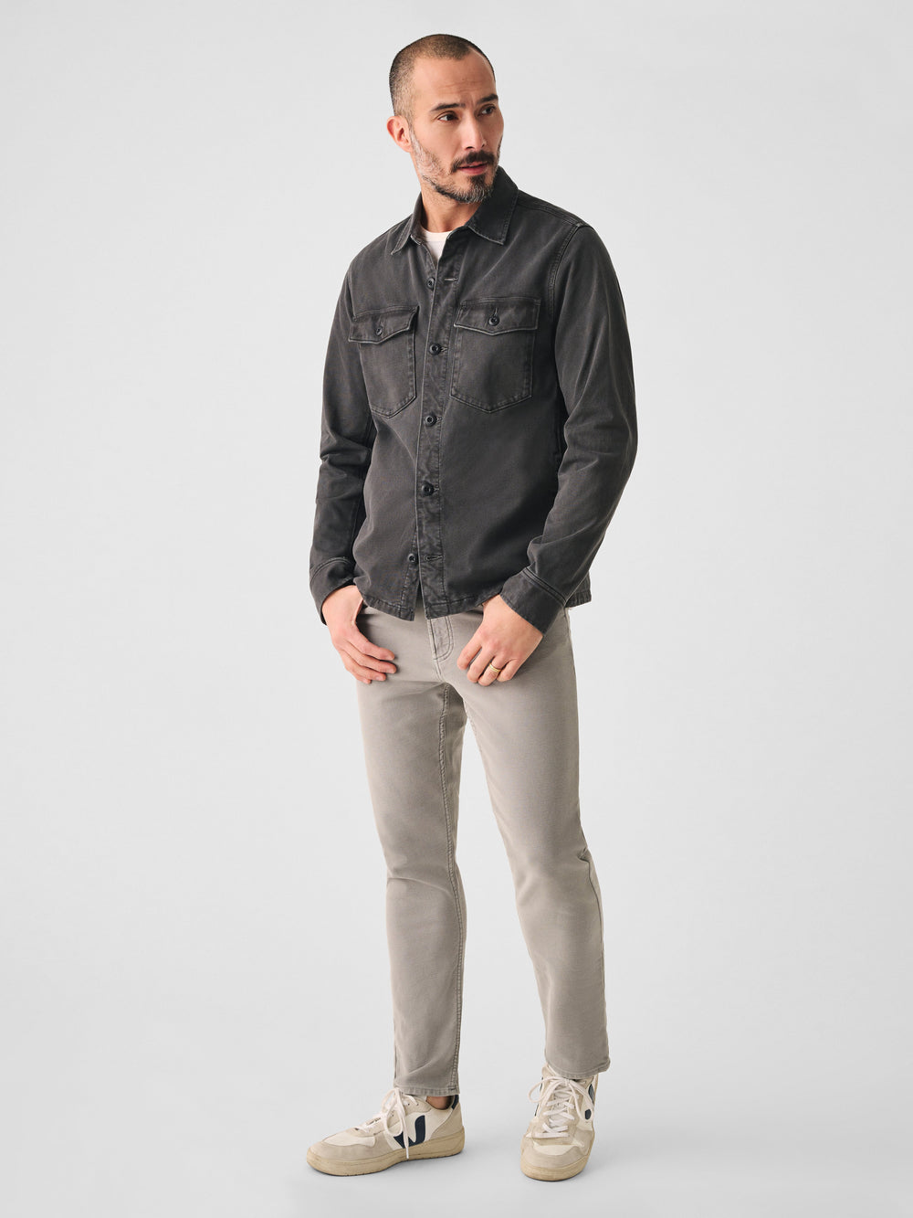 Jersey Shirt Jacket