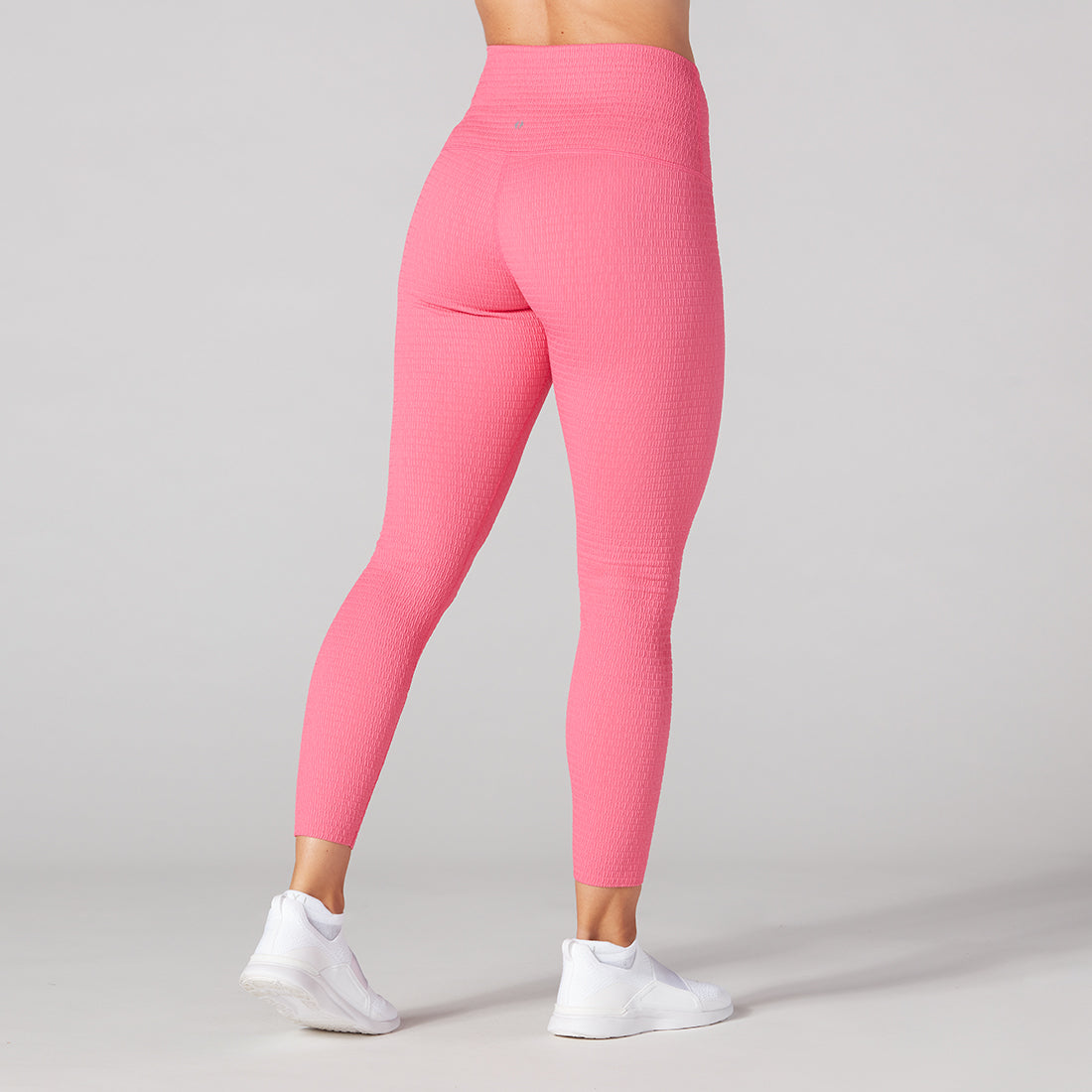 Seersucker High Waisted 7/8 Leggings