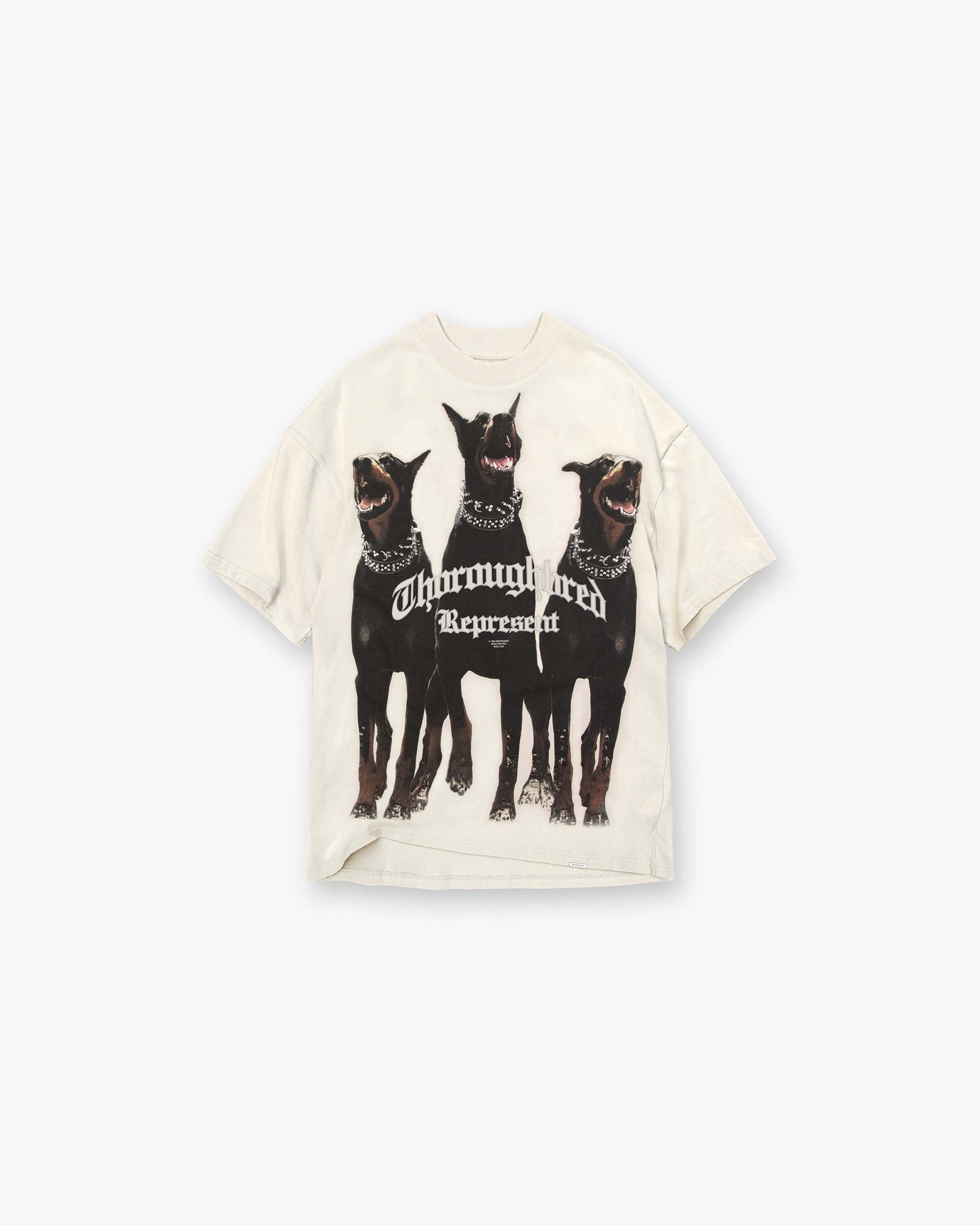 ★Represent★ ベージュ 'Thoroughbred' Tシャツ Beige 'Thoroughbred' T-shirt by Represent on Sale