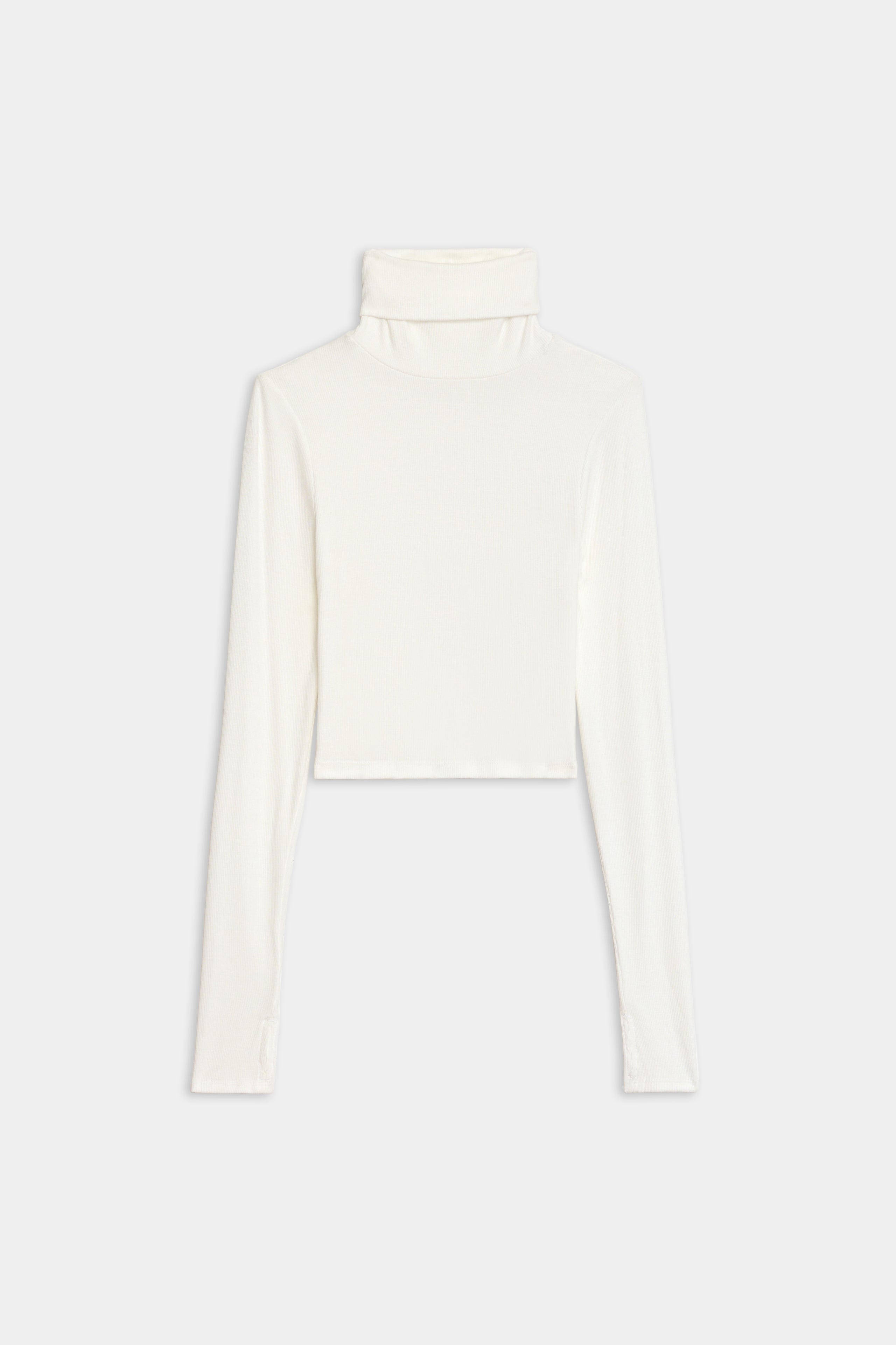 SPLITS59 Jackson Rib Cropped Turtleneck