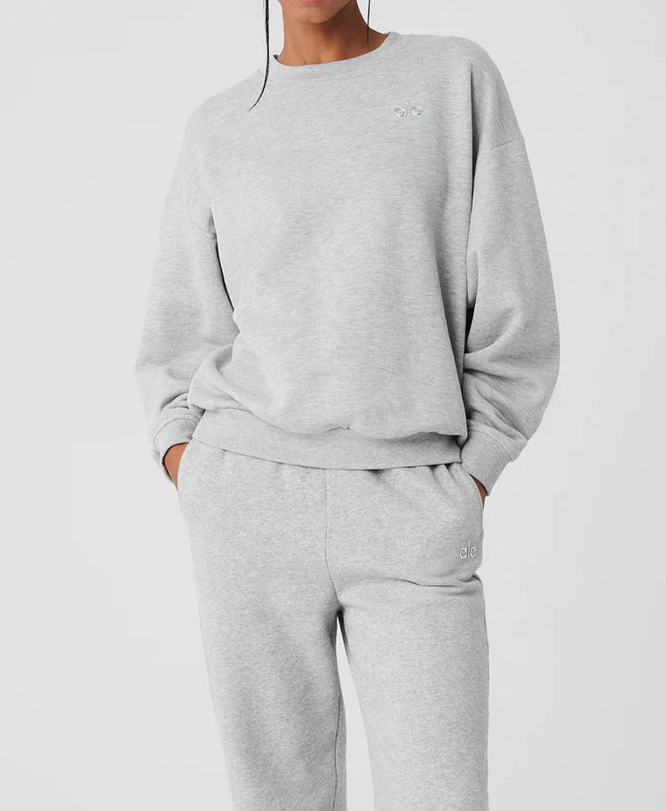 Alo Yoga Accolade Unisex Crew Neck Pullover