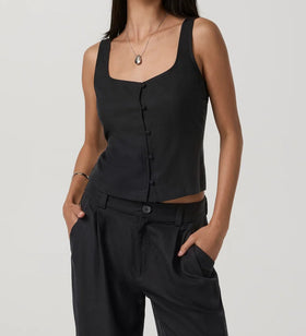 Vuori Trestles Twill Button Front Vest