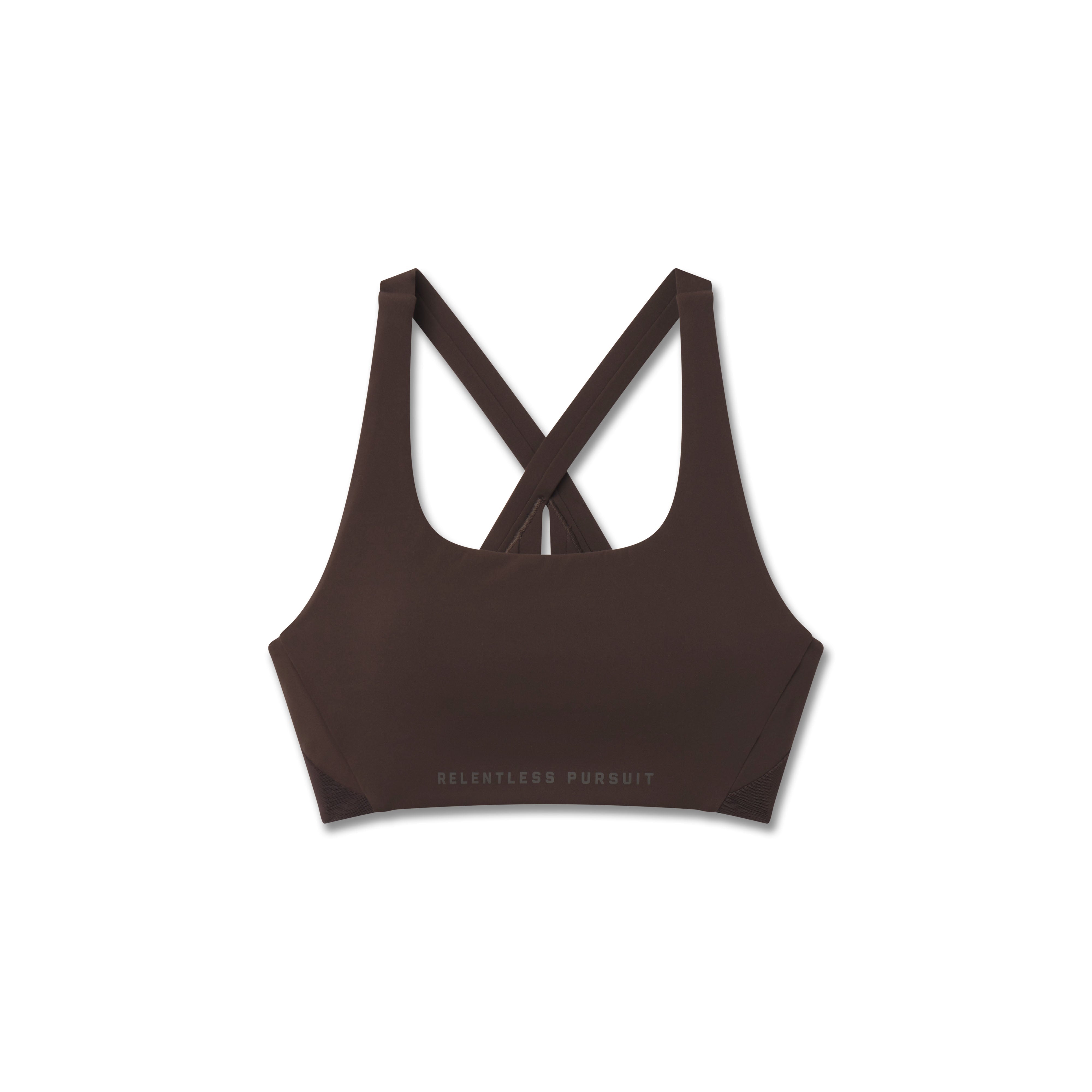 ASRV LYCRA® Hybrid Sports Bra - Dark Earth