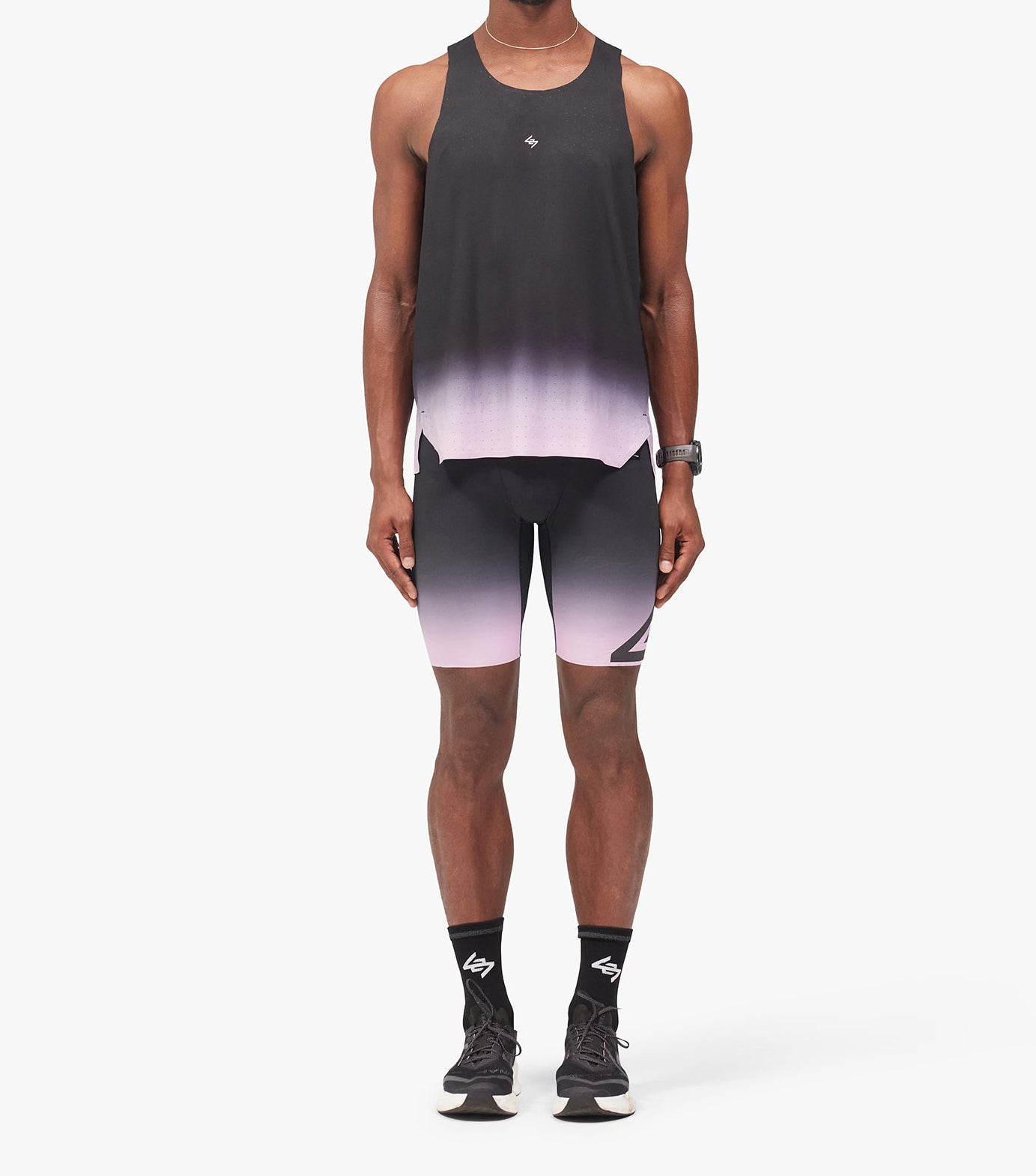 Represent 247 Perforated Running Singlet
