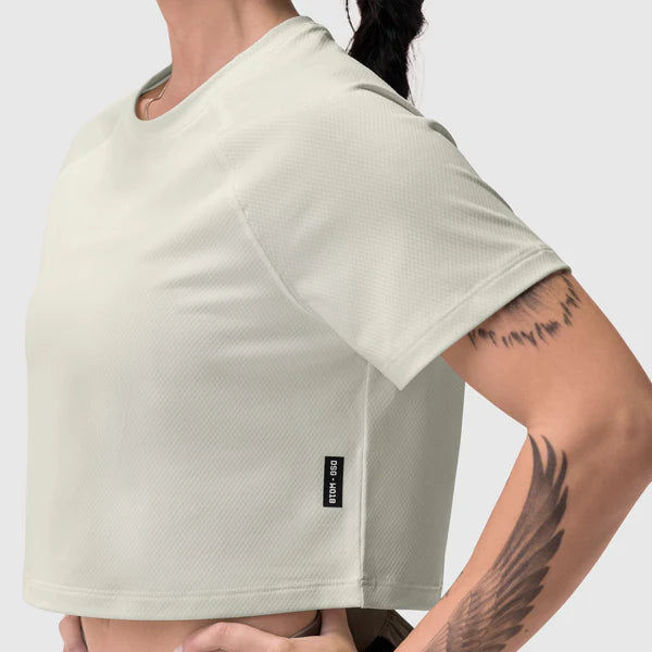 ASRV Aerosilver Crop Tee