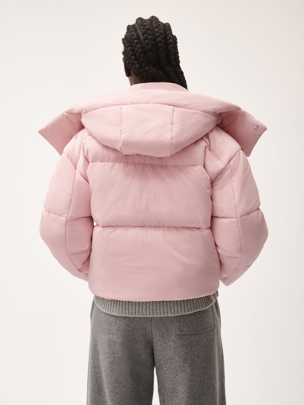 Pangaia Flower-Warmth Recycled Nylon Cropped Puffer Jacket