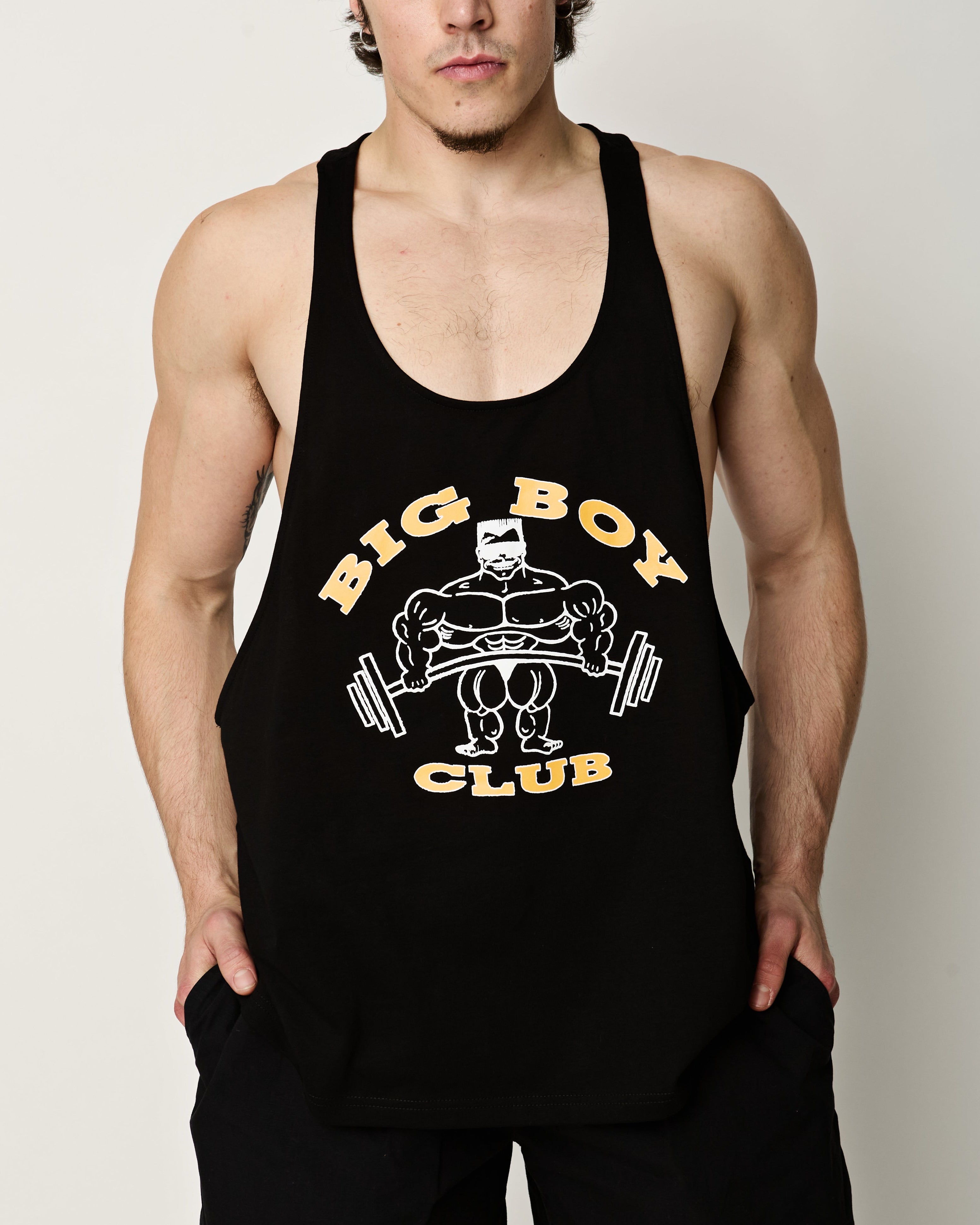 YEAH, I WORK OUT Big Boy Stringer Tank