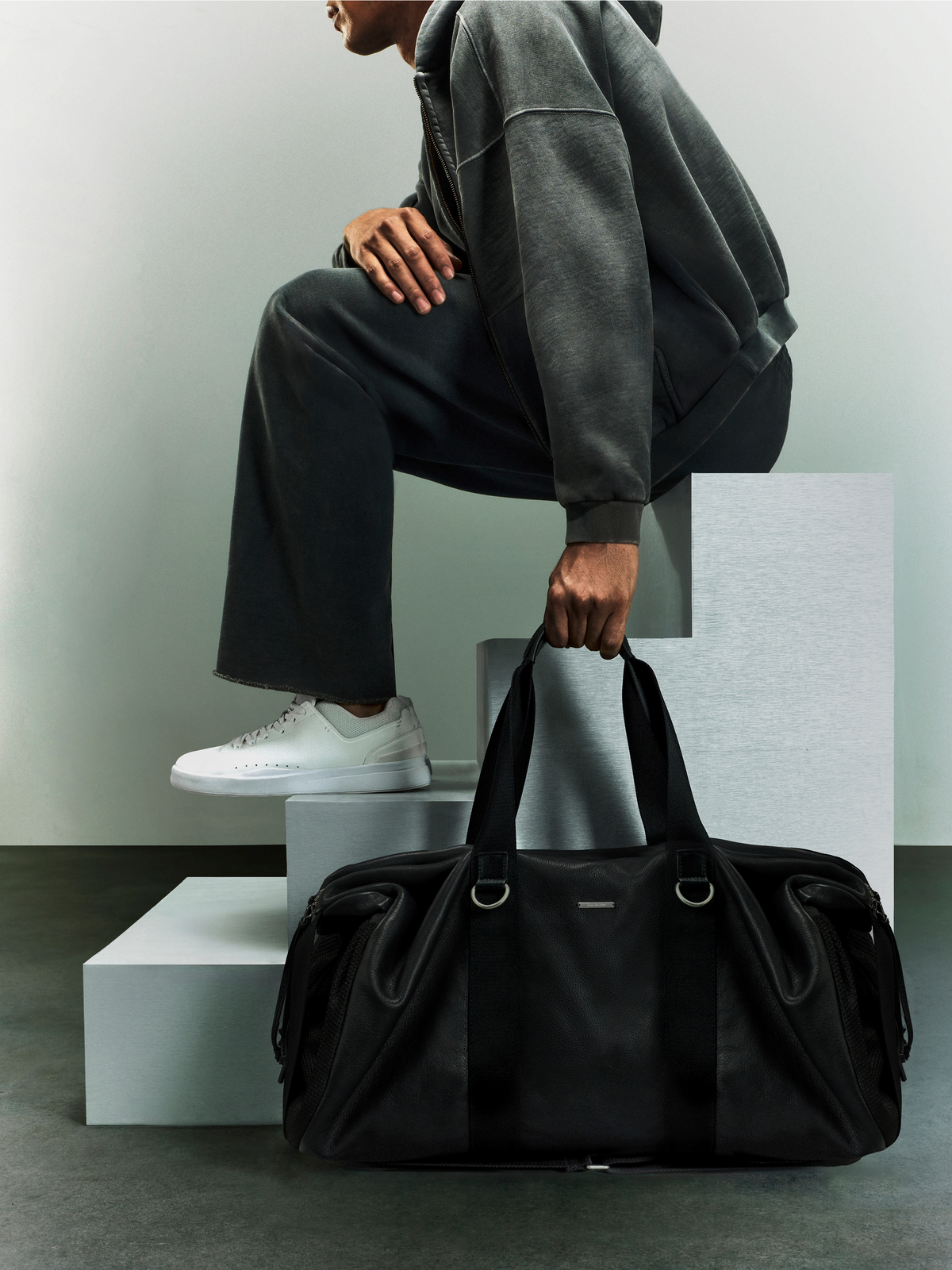 John Elliott Leather Modular Duffle
