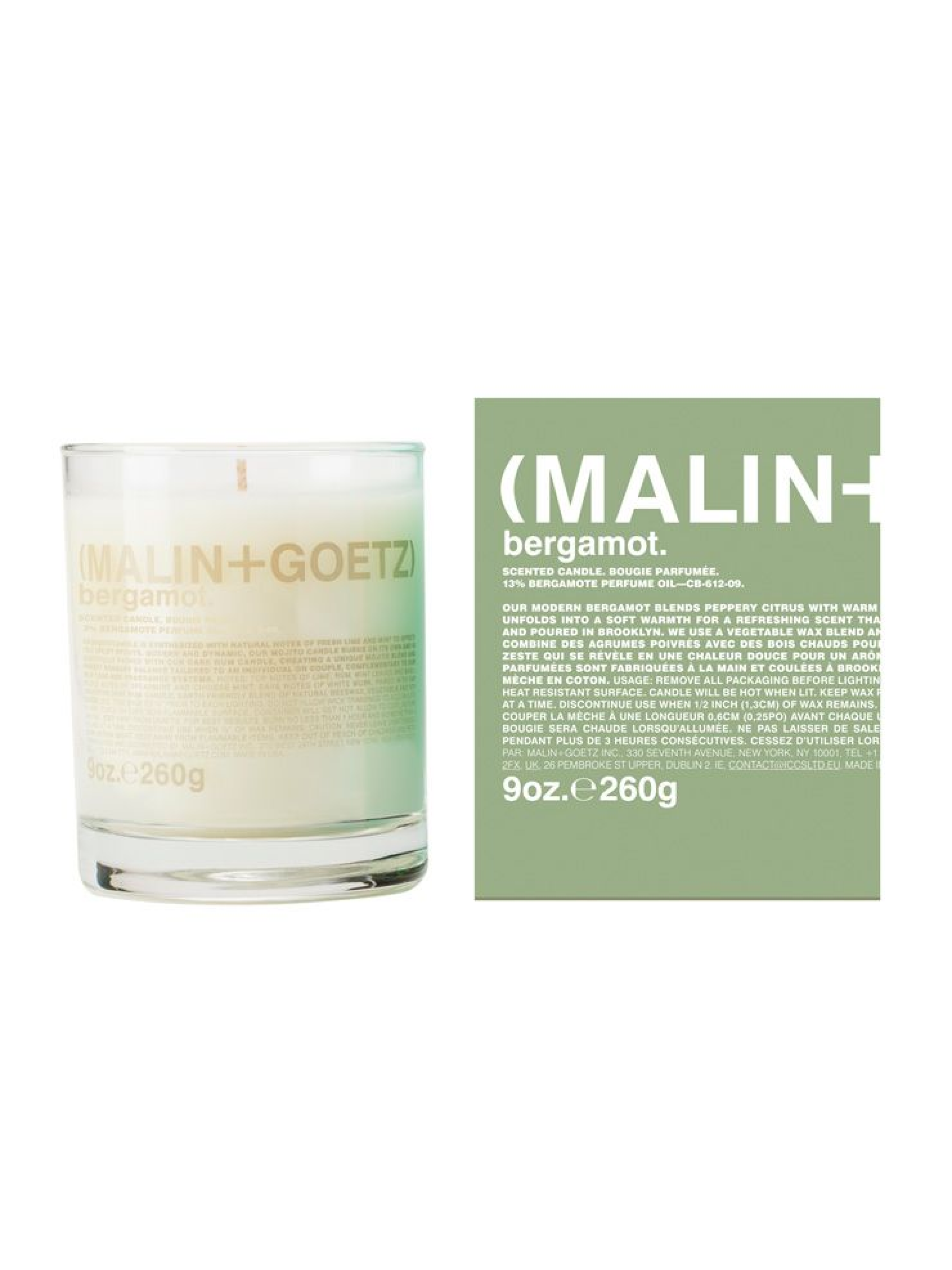 Malin+Goetz Bergamot Candle