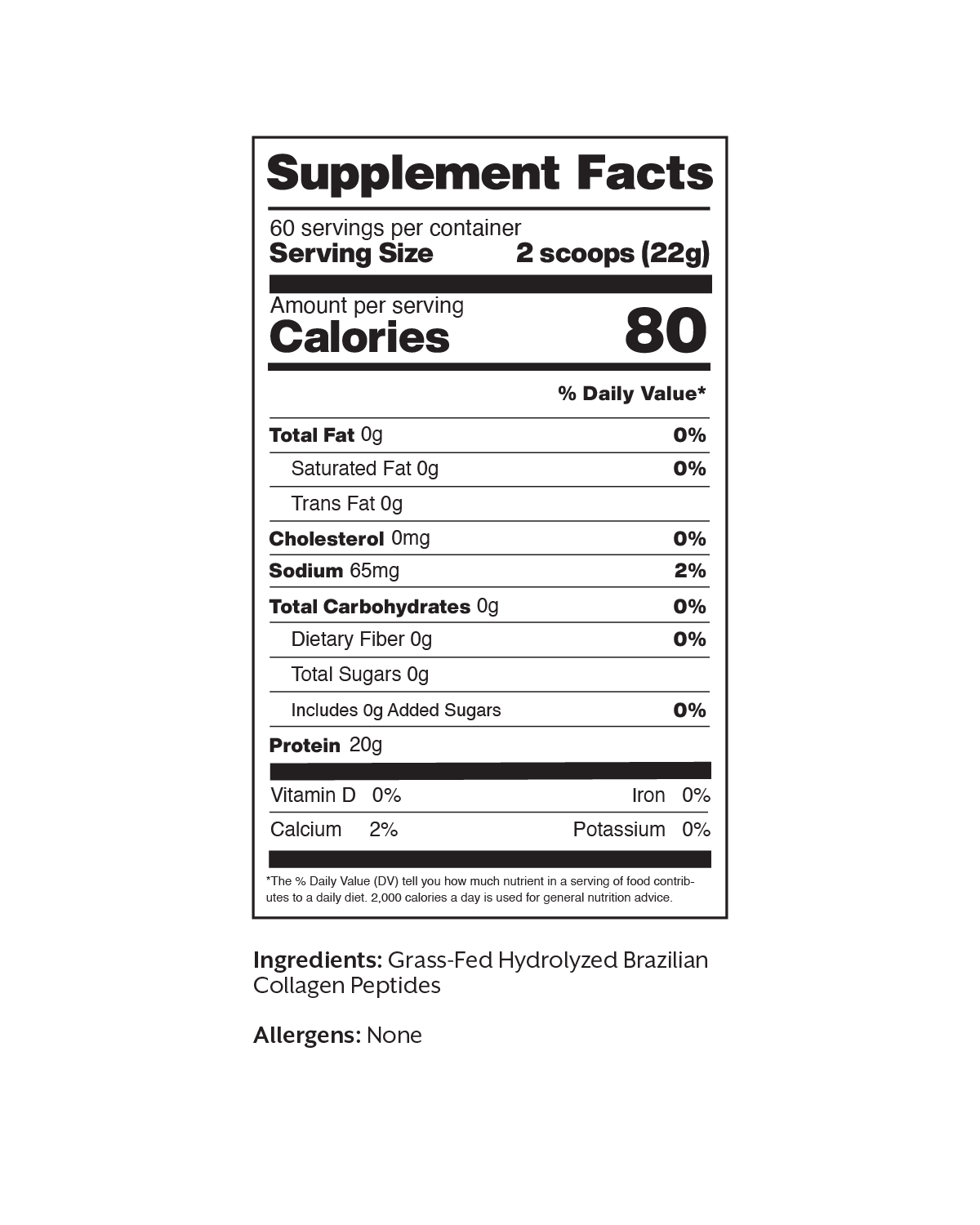 Unflavored Collagen Peptides