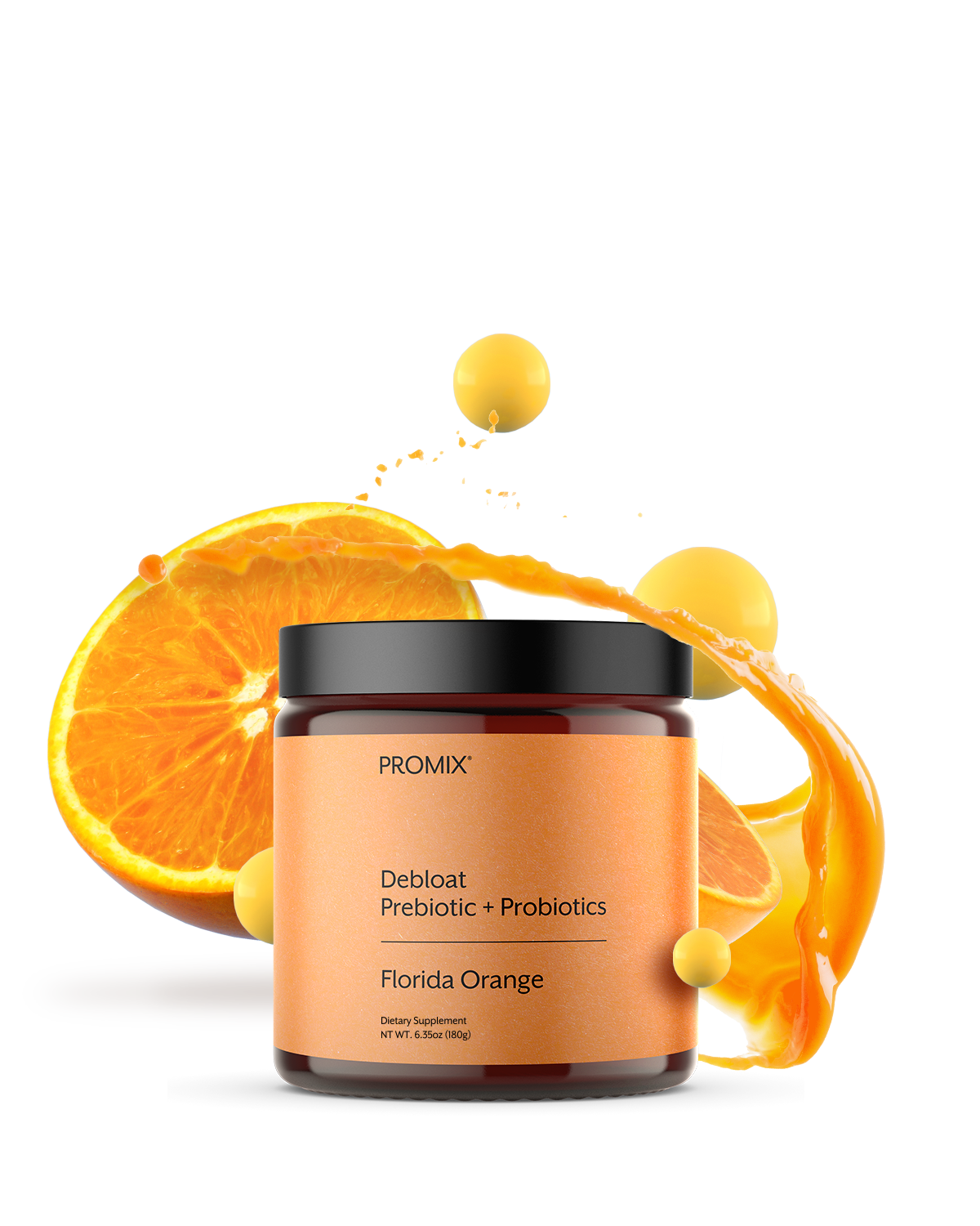 Promix Nutrition Debloat: Prebiotic + Probiotic Florida Orange
