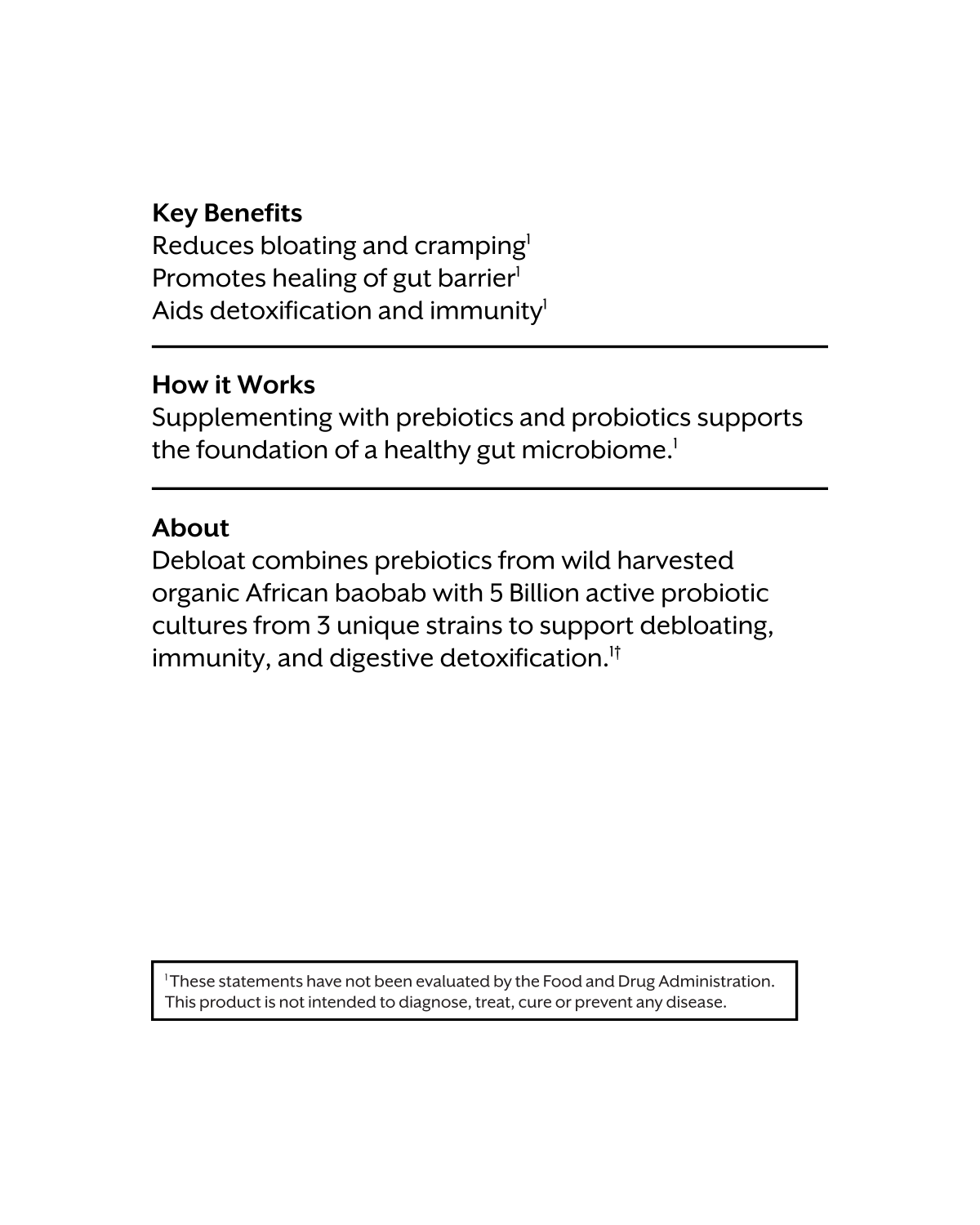 Promix Nutrition Debloat: Prebiotic + Probiotic Florida Orange