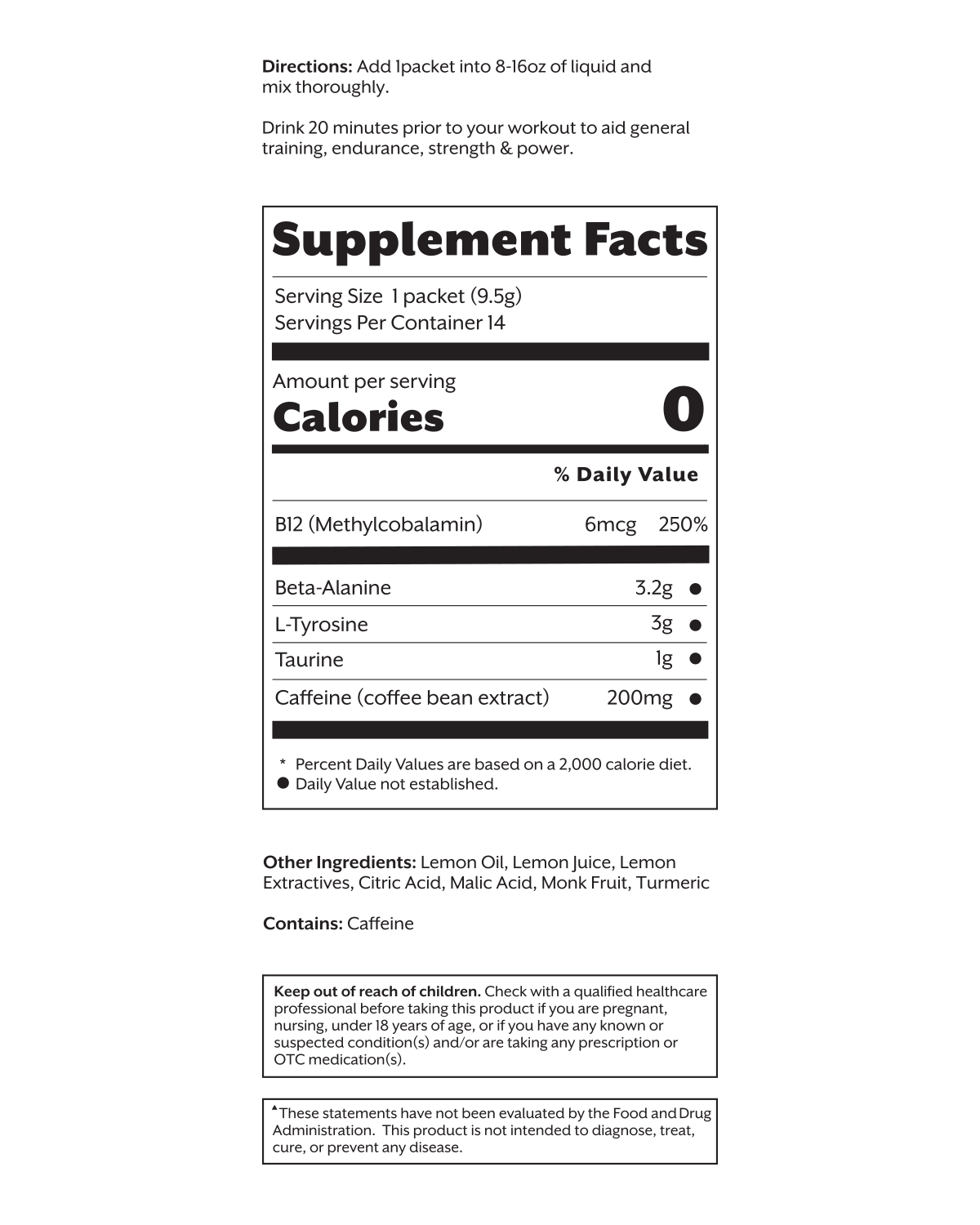 Promix Nutrition Pre-workout