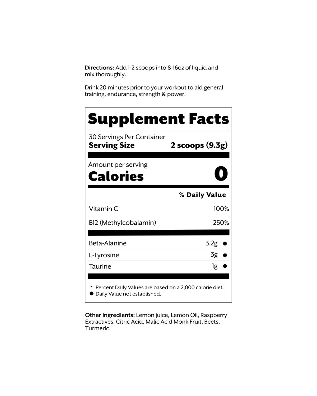 Promix Nutrition Pre-workout