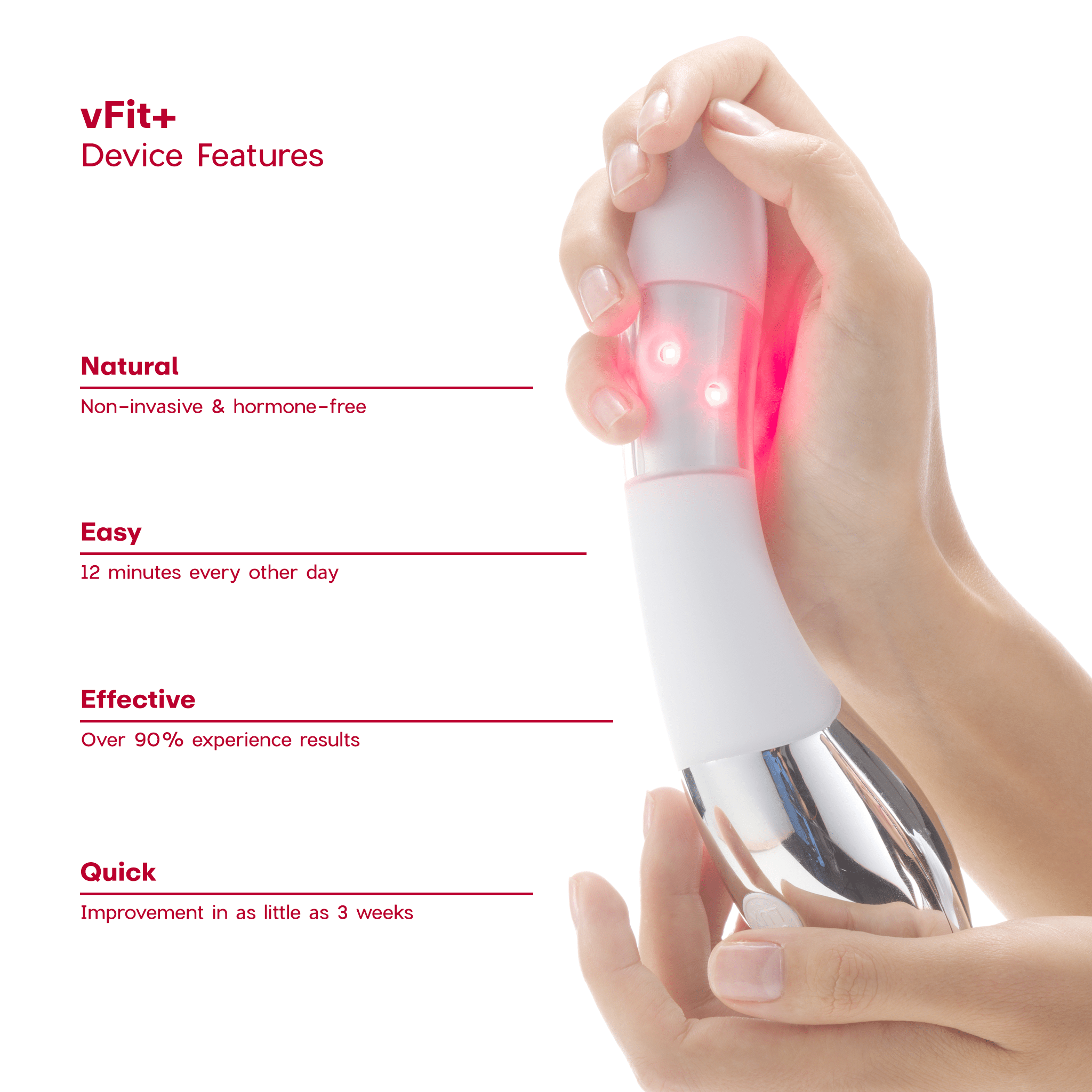 Joylux Respin x Joylux vFit® PLUS Red Light Intimate Wellness Device