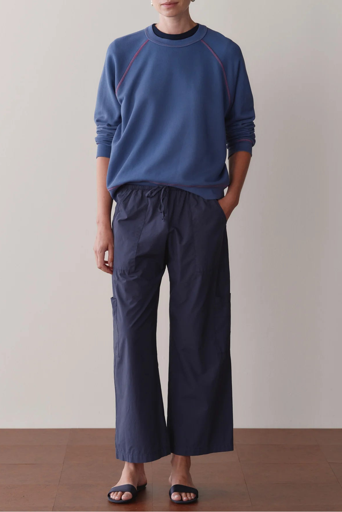 Donni The Pop Drawstring Cargo Pant