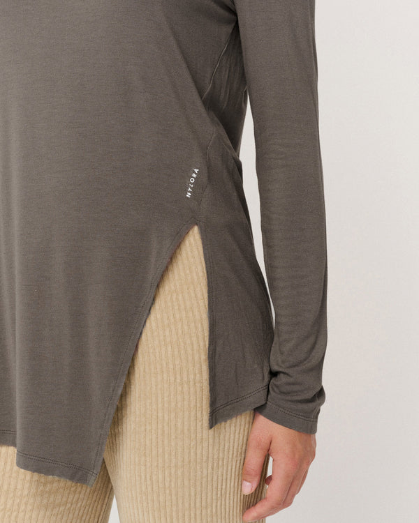 NYLORA BROOKLYN TOP MOCHA
