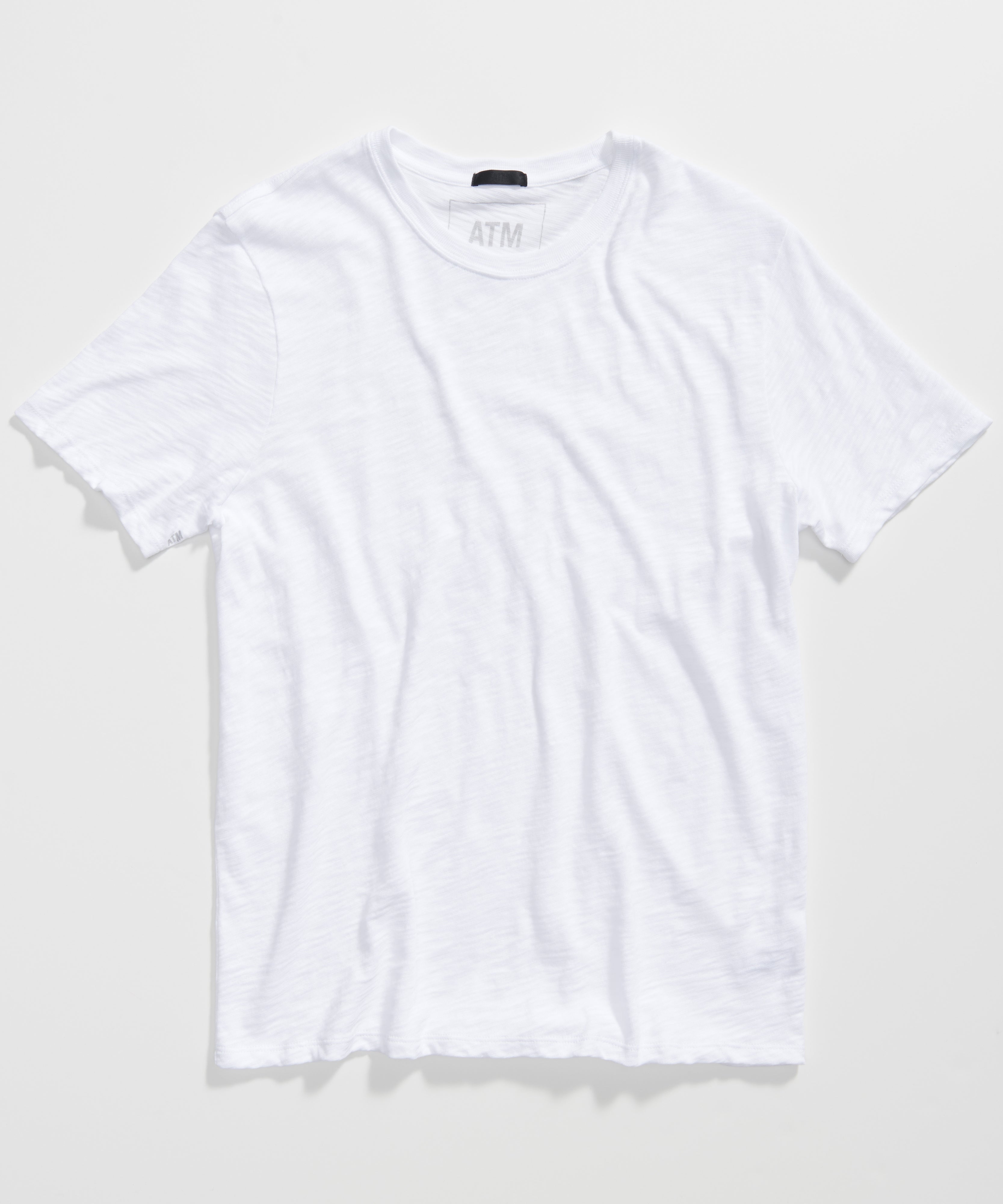 Slub Jersey Crew Neck Tee