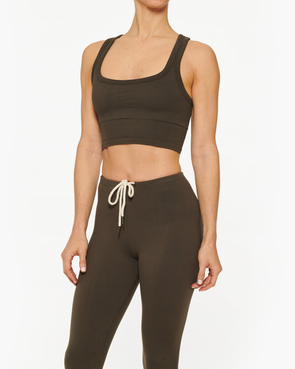 AVOCADO SHELBY CROP TANK BRA