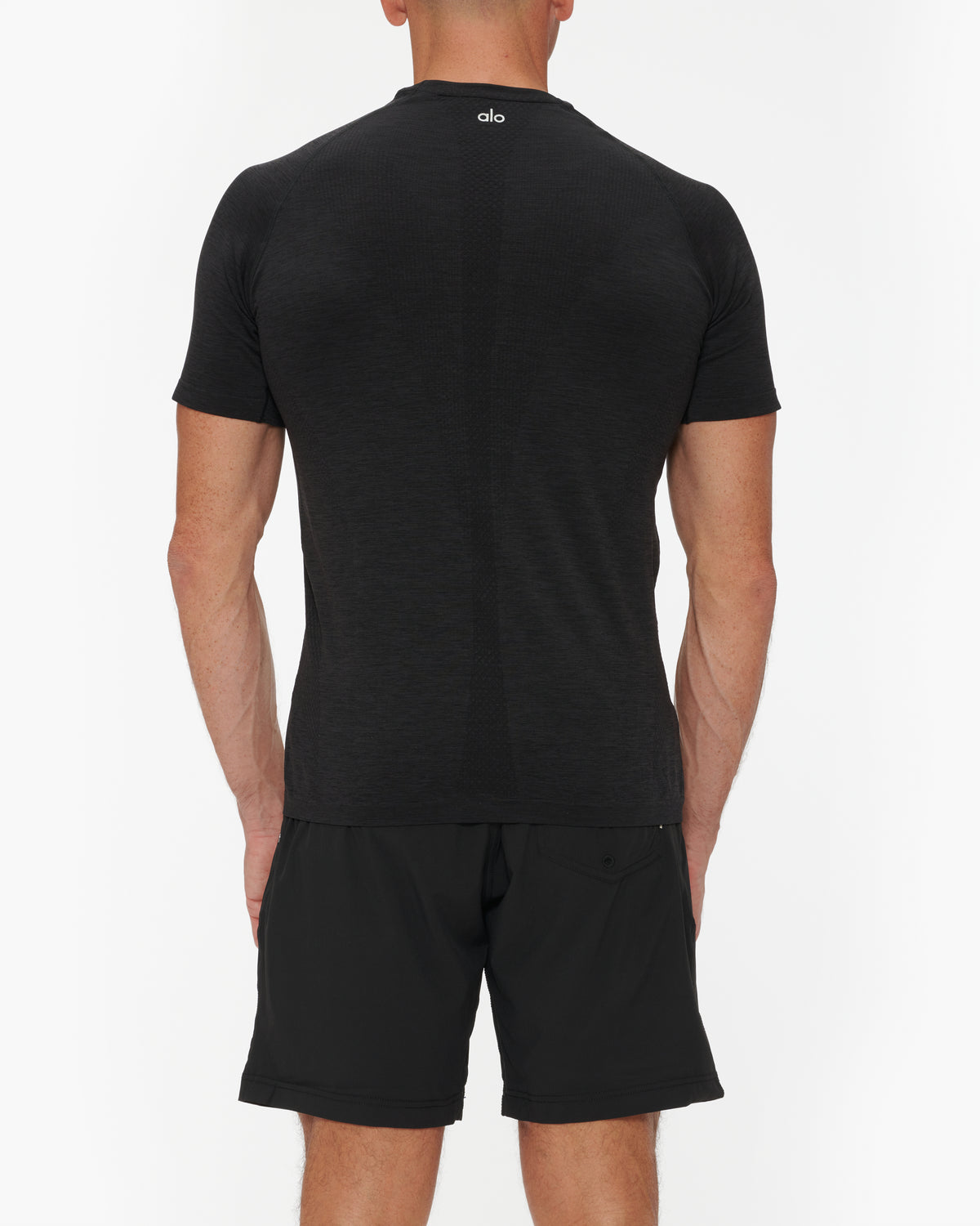 ALO YOGA AMPLIFY SEAMLESS SHORT SLEEVE