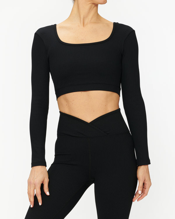 Year of Ours Ribbed Cropped Long Sleeve