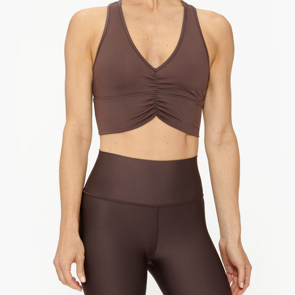 Alo Yoga NWT Wild Thing Bra in taupe size Small SOLD OUT