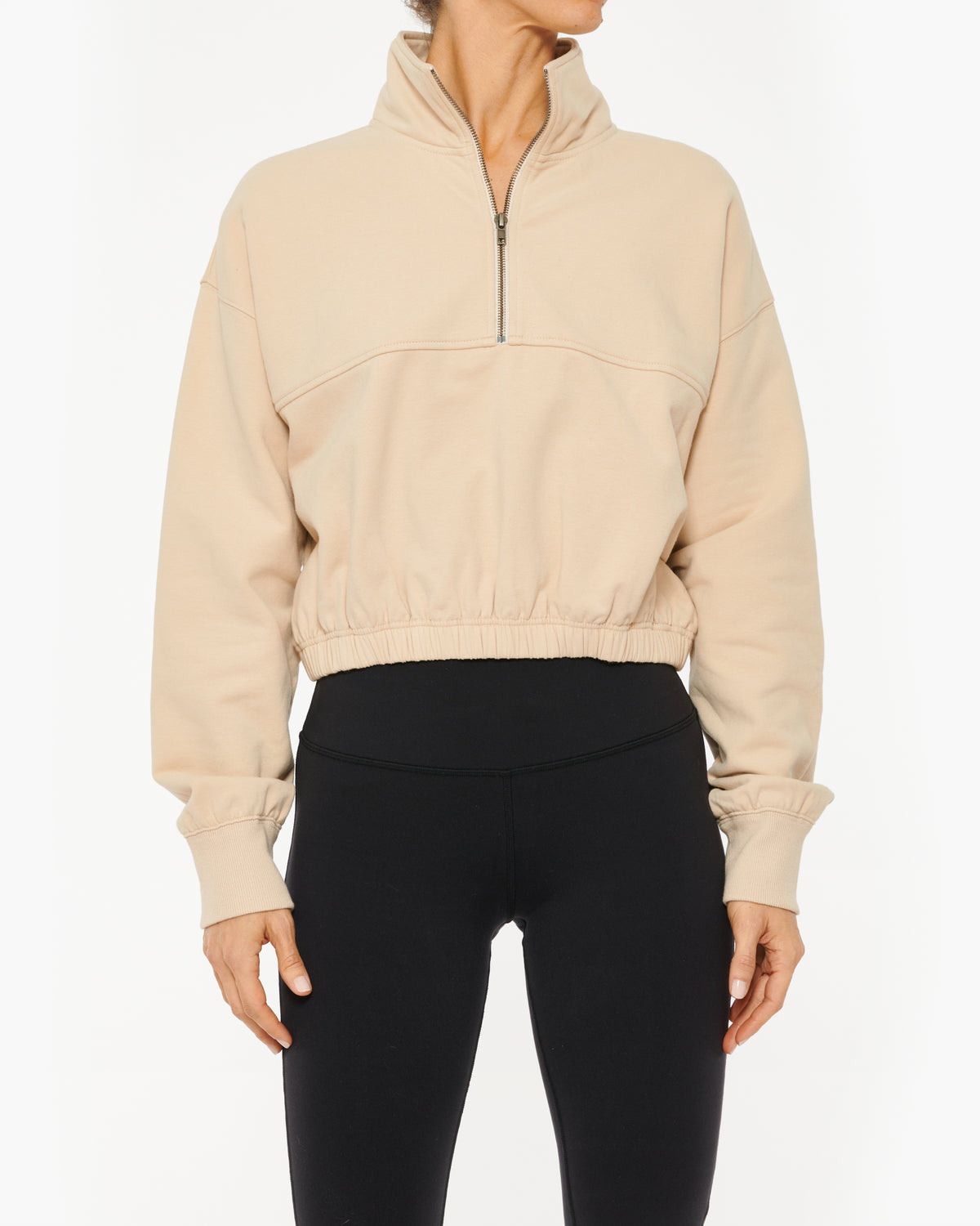 NIA CINCHED HALF ZIP
