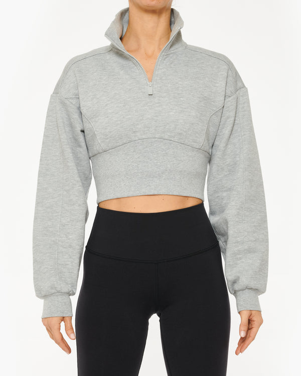ALO YOGA VIXEN FLEECE 1/4 ZIP