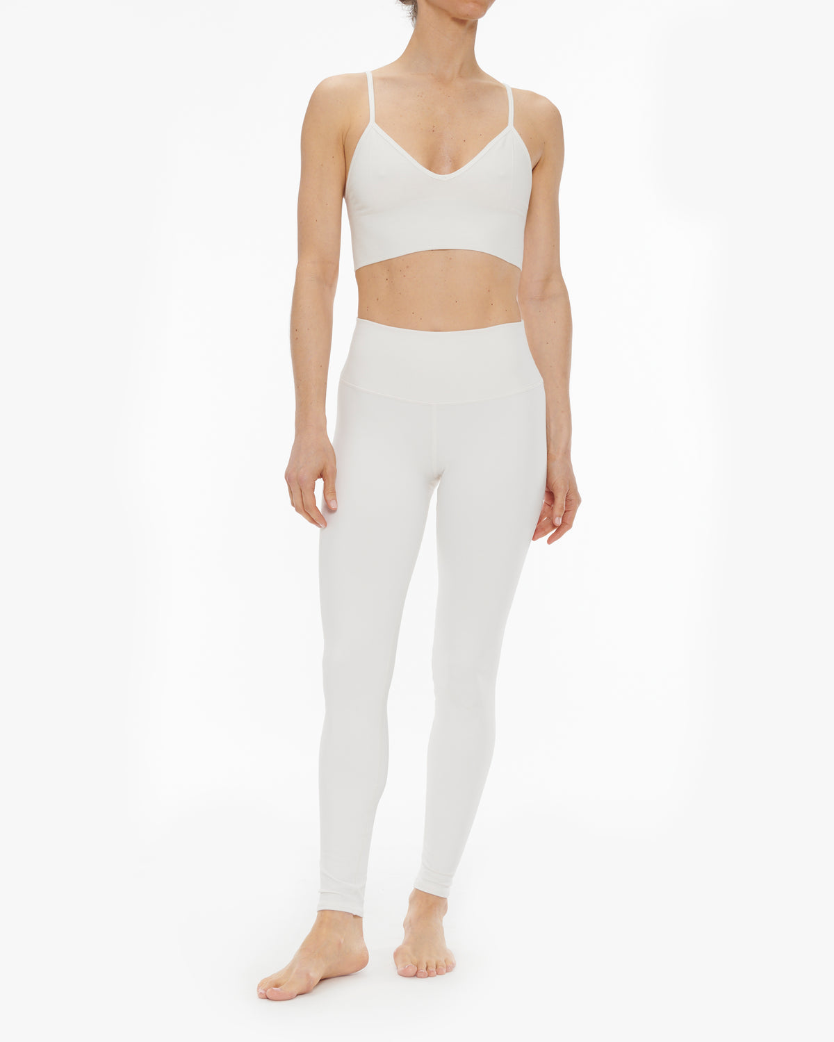 Alo Yoga XXS Airbrush High-Waist Cinch Flare Legging - White – Soulcielite