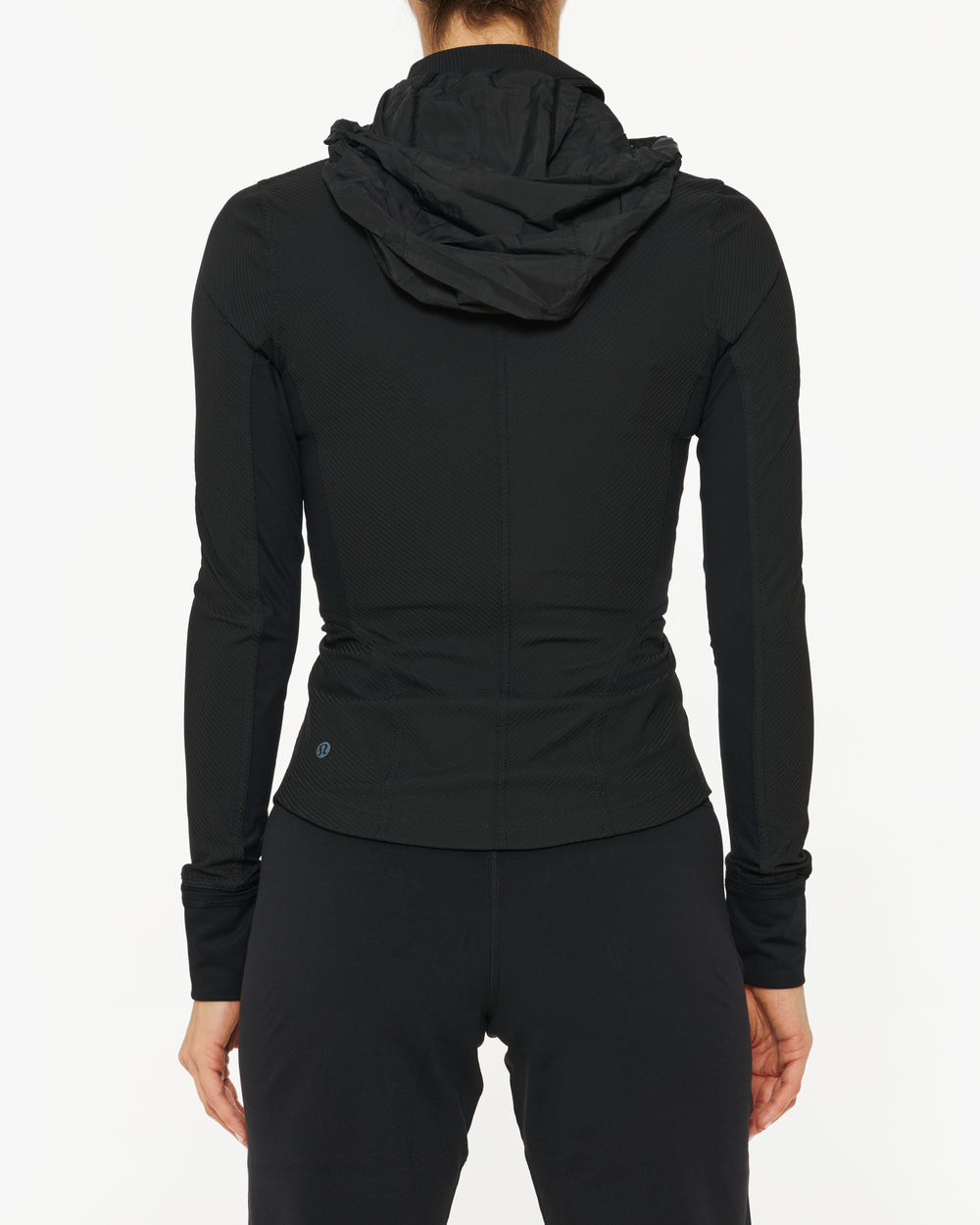 LULULEMON RIBBED NULUX RUNNING JACKET WITH HOOD