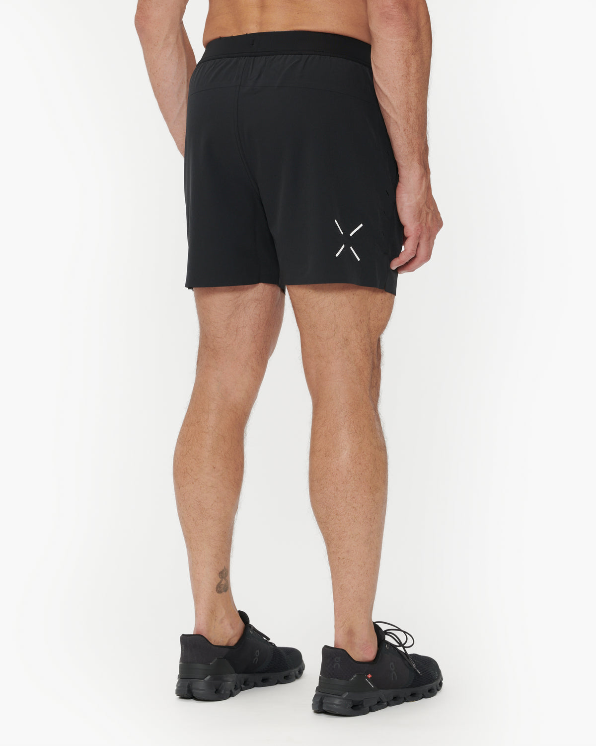 Ten Thousand Interval Short, Lined, Light Gray Black Ten Thousand Interval Short, Lined, Light Gray Black