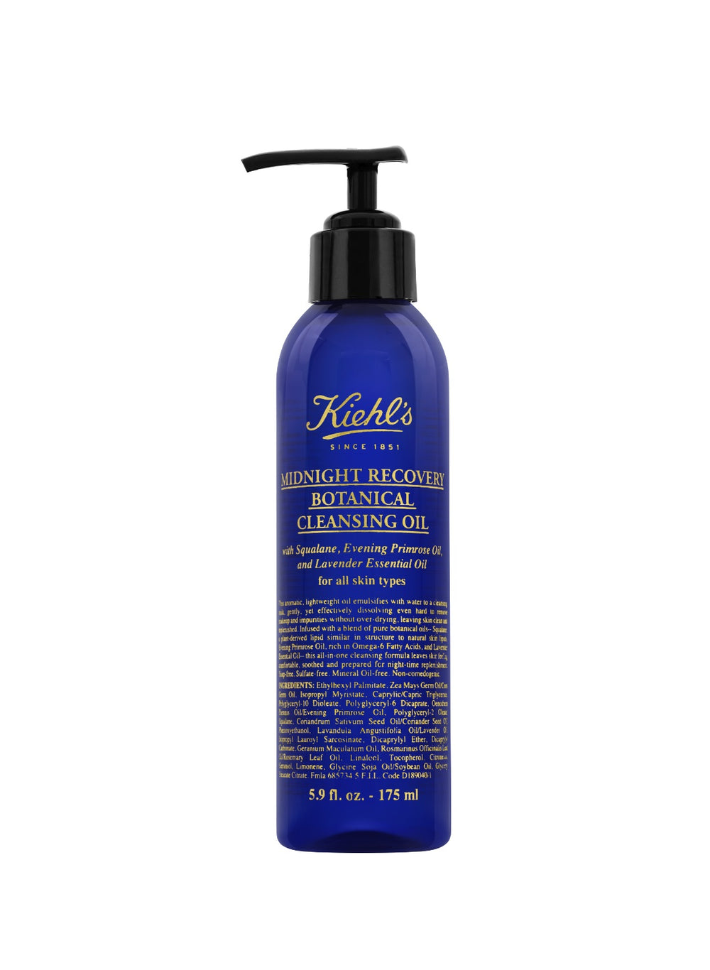 KIEHL'S MIDNIGHT RECOVERY CLEANSING OIL
