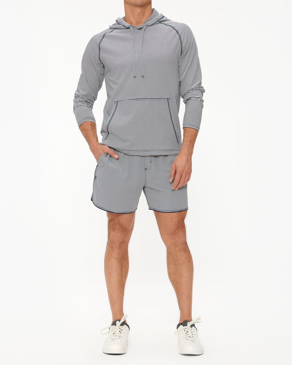Rhone Seersucker Rec Hoodie