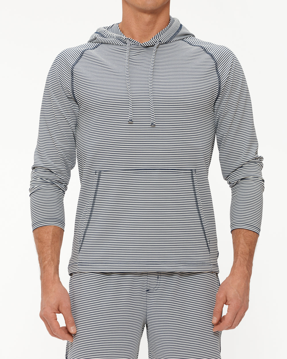 Rhone Seersucker Rec Hoodie