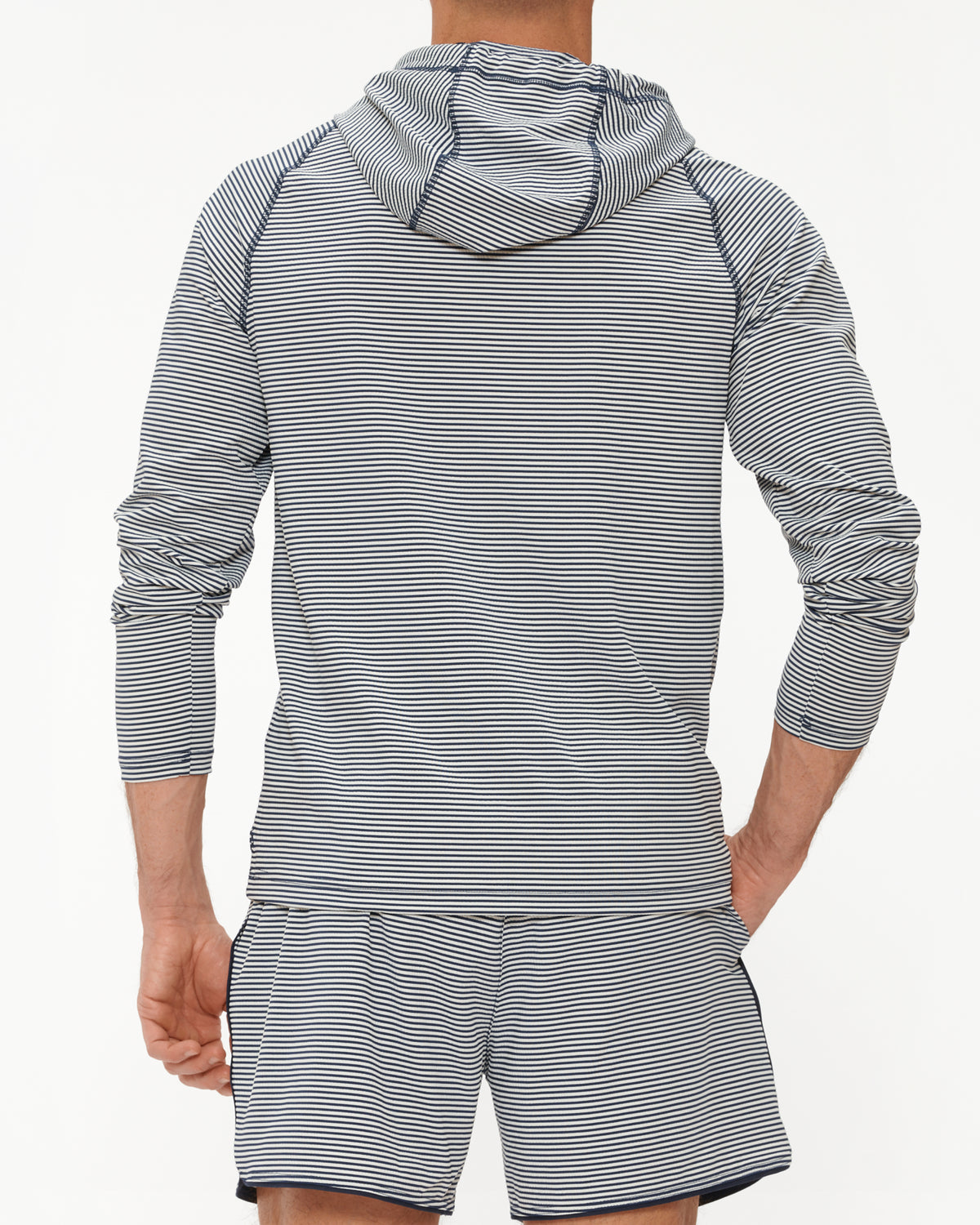 Rhone Seersucker Rec Hoodie