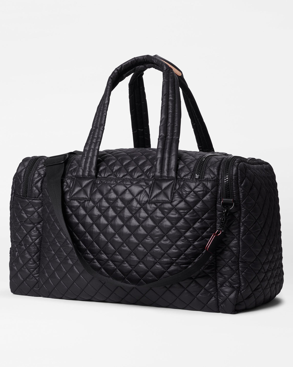 Travel Jimmy Quilted Duffle Bag in Black