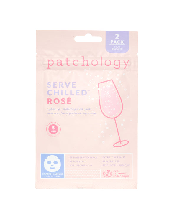 Patchology Serve Chilled Rosé Sheet Mask | 2-Pack