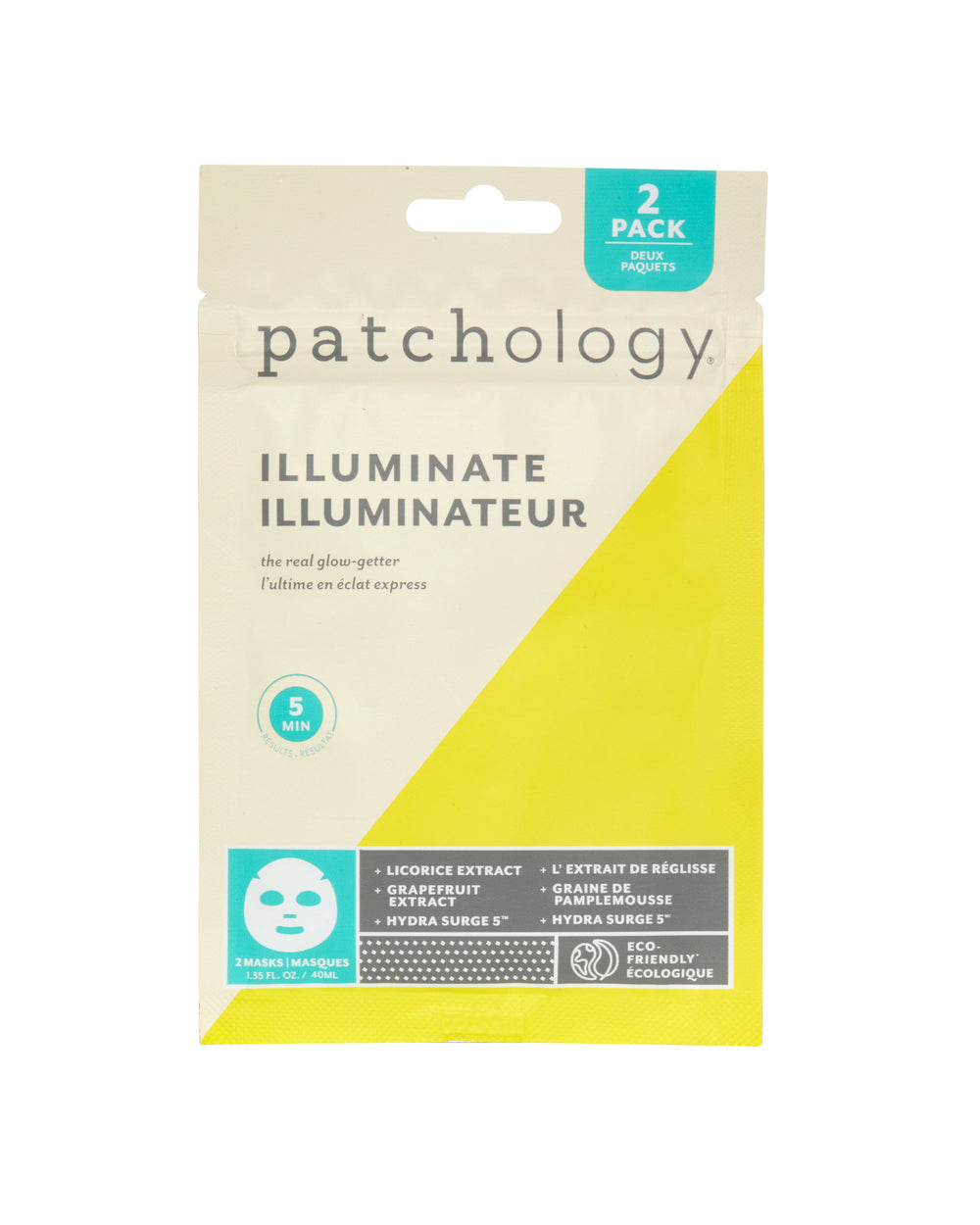 Patchology FlashMasque Illuminate | 2-Pack