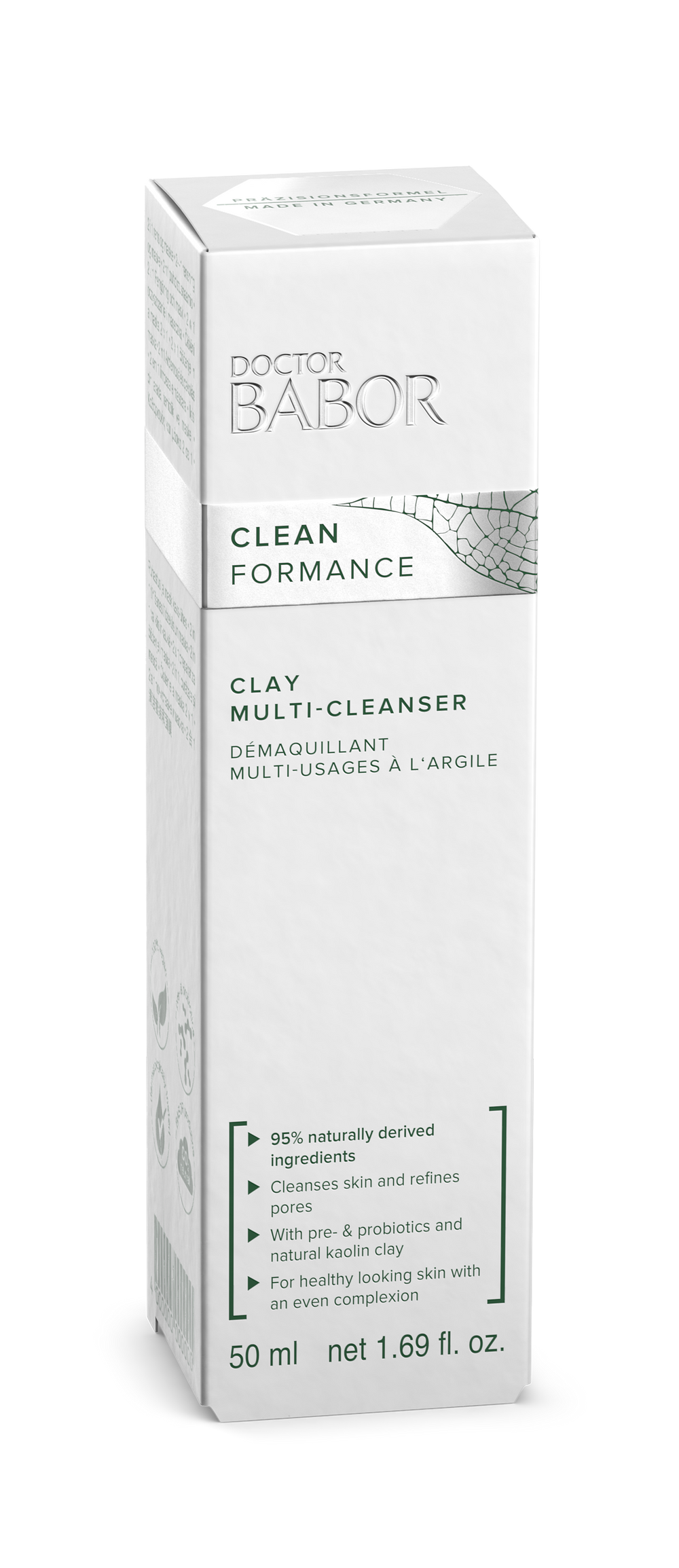 A 2-in-1 multi-functional product. Daily cleanser: Removes make-up, impurities, and refines pores without drying out the skin.