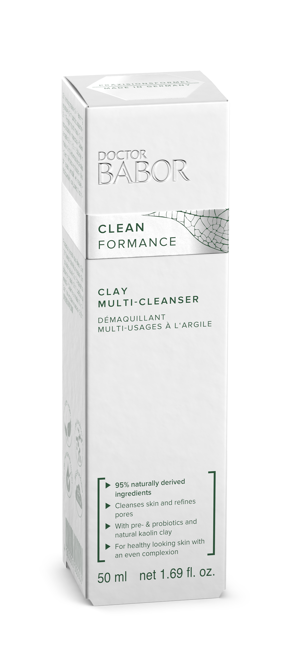 A 2-in-1 multi-functional product. Daily cleanser: Removes make-up, impurities, and refines pores without drying out the skin.