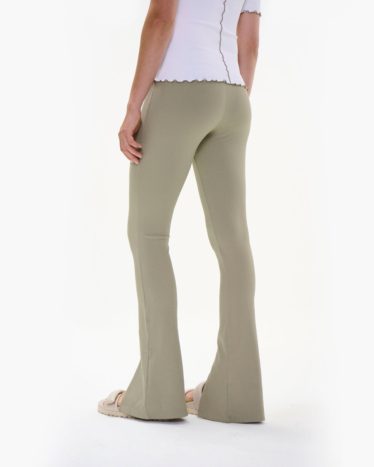 Damien Ribbed Pants Sage