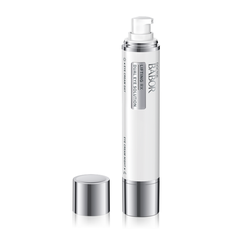 An eye cream duo with a Tripeptide solution developed to provide intense hydration and skin barrier support to treat the varying needs of the delicate eye area during the day and at night.